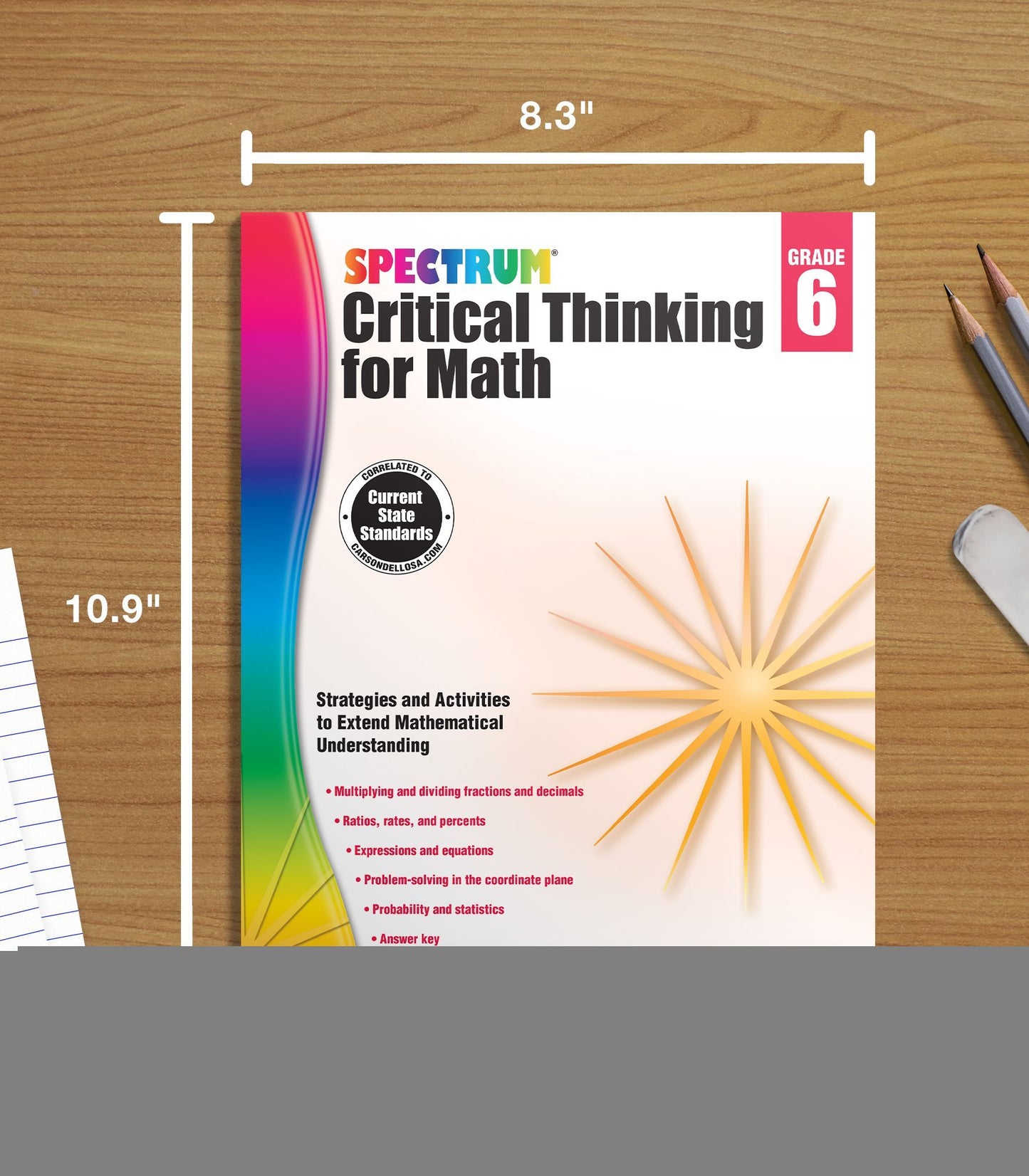 Spectrum Critical Thinking for Math, Grade 6