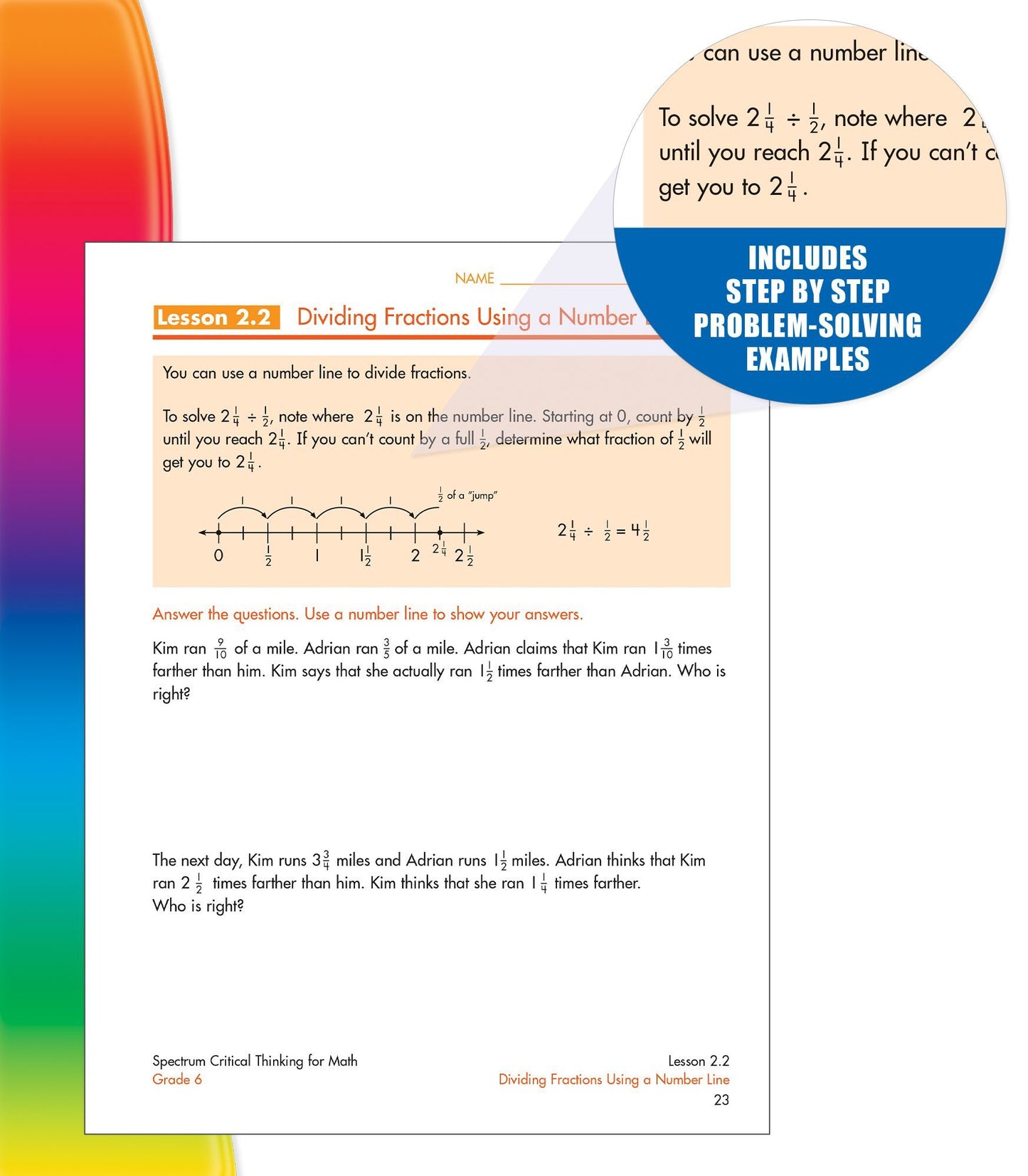 Spectrum Critical Thinking for Math, Grade 6