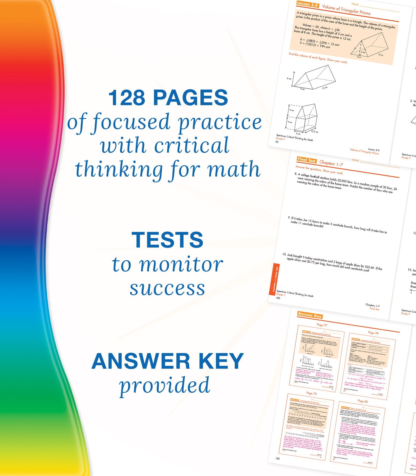 Spectrum Critical Thinking for Math, Grade 7