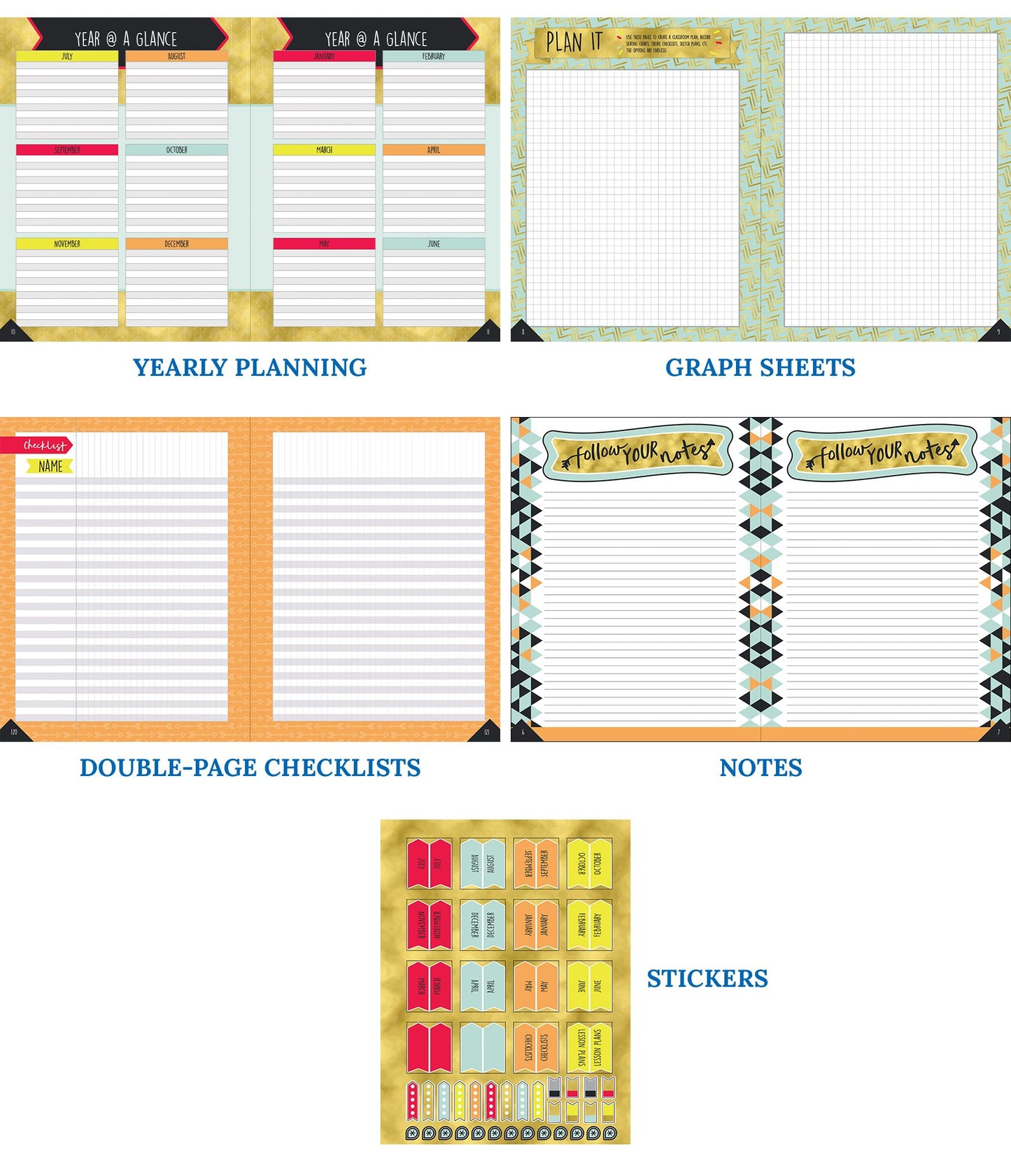 Aim High Teacher Planner Plan Book
