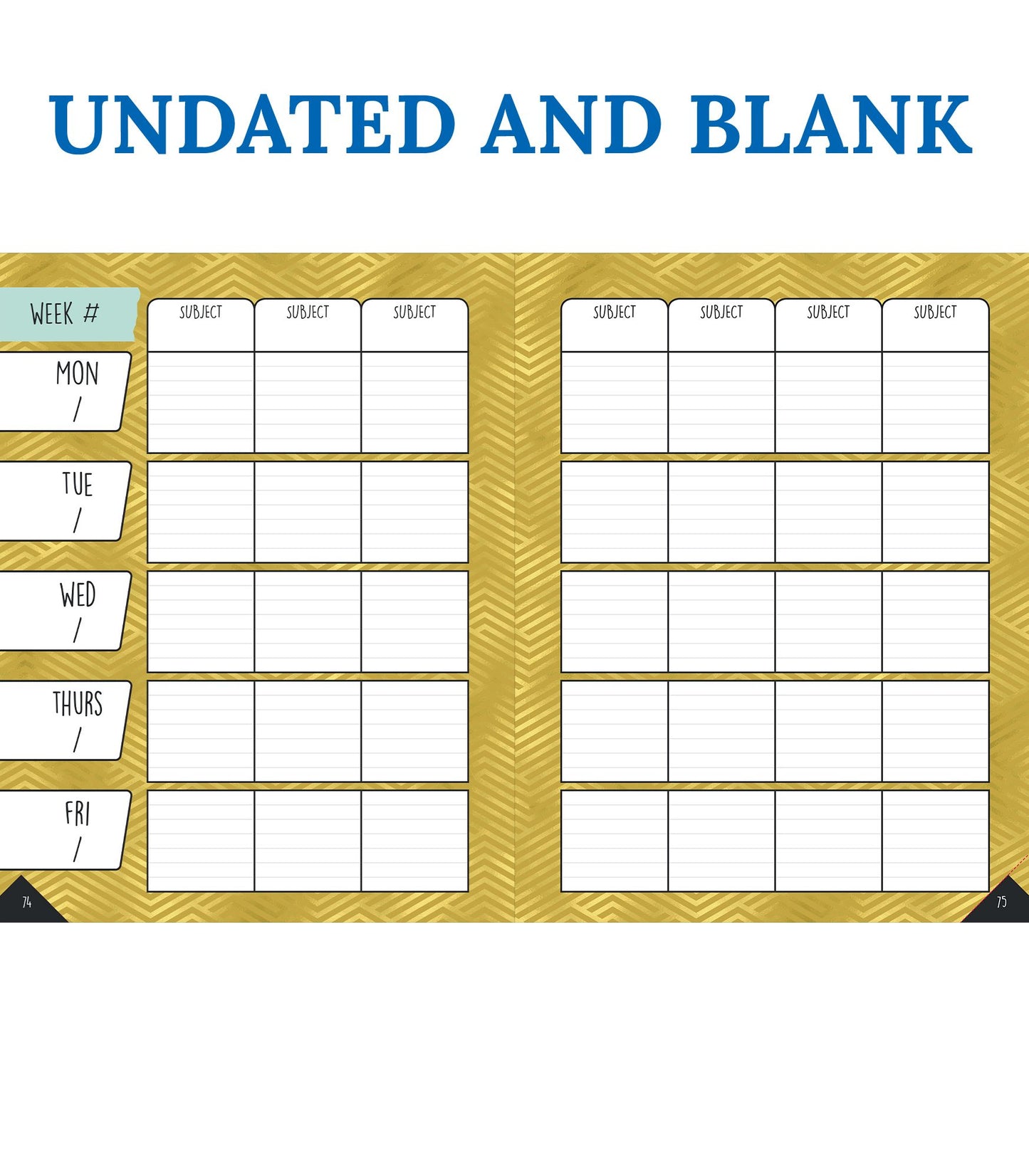 Aim High Teacher Planner Plan Book