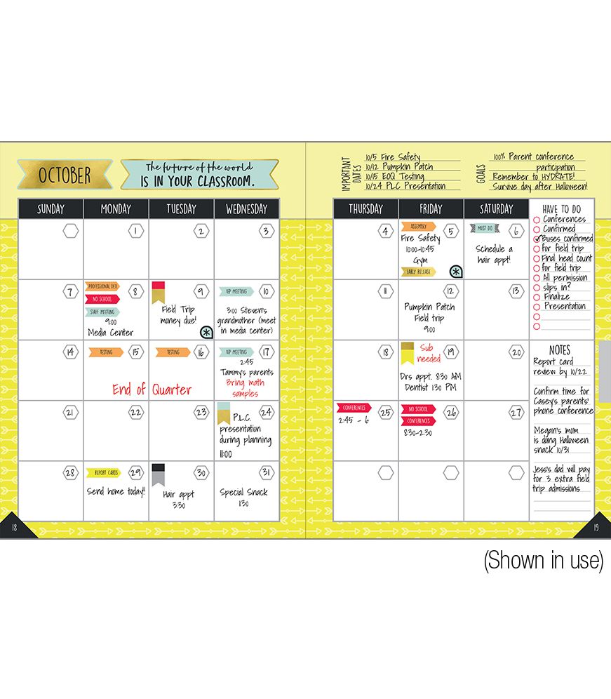 Aim High Teacher Planner Plan Book
