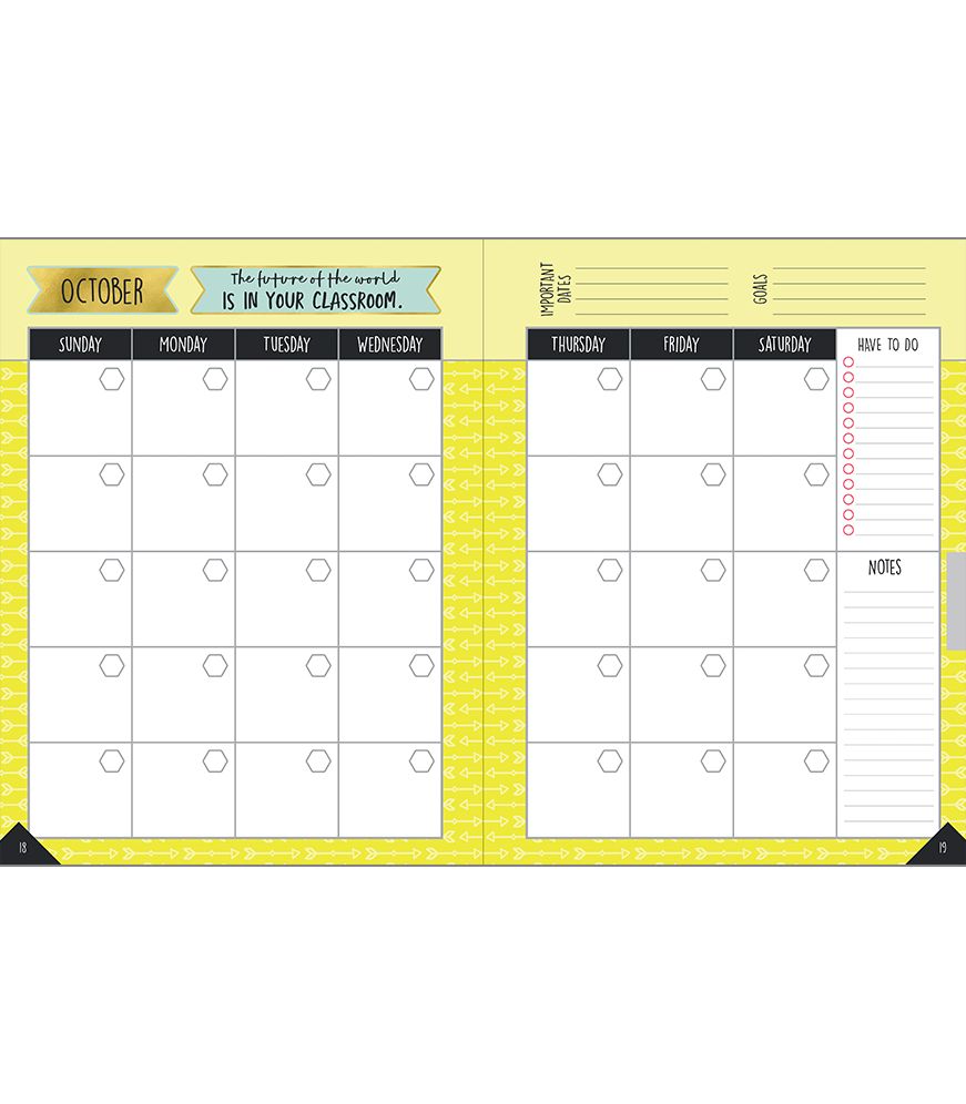 Aim High Teacher Planner Plan Book
