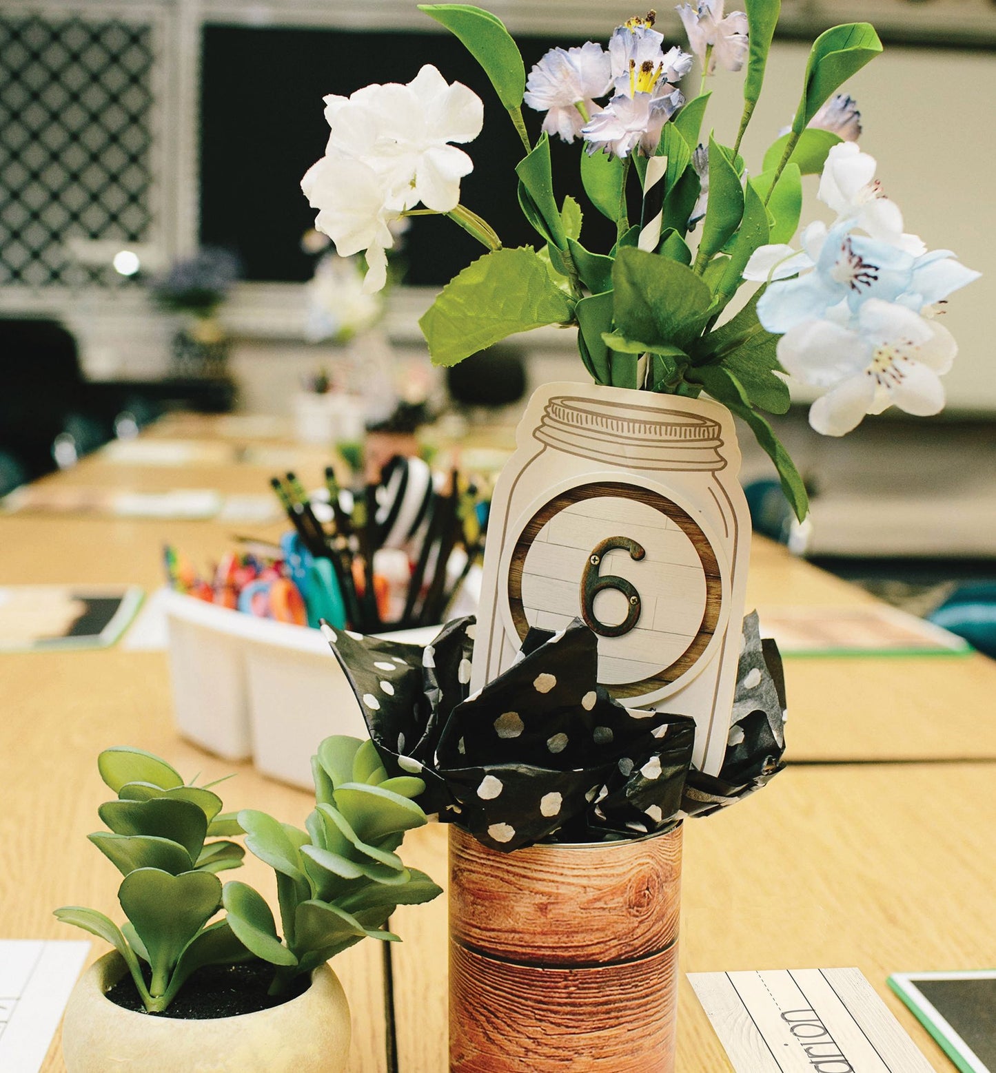 Industrial Chic Mason Jars Cut-Outs