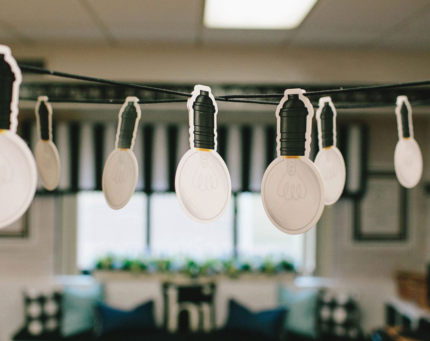 Industrial Chic Light Bulbs Cut-Outs