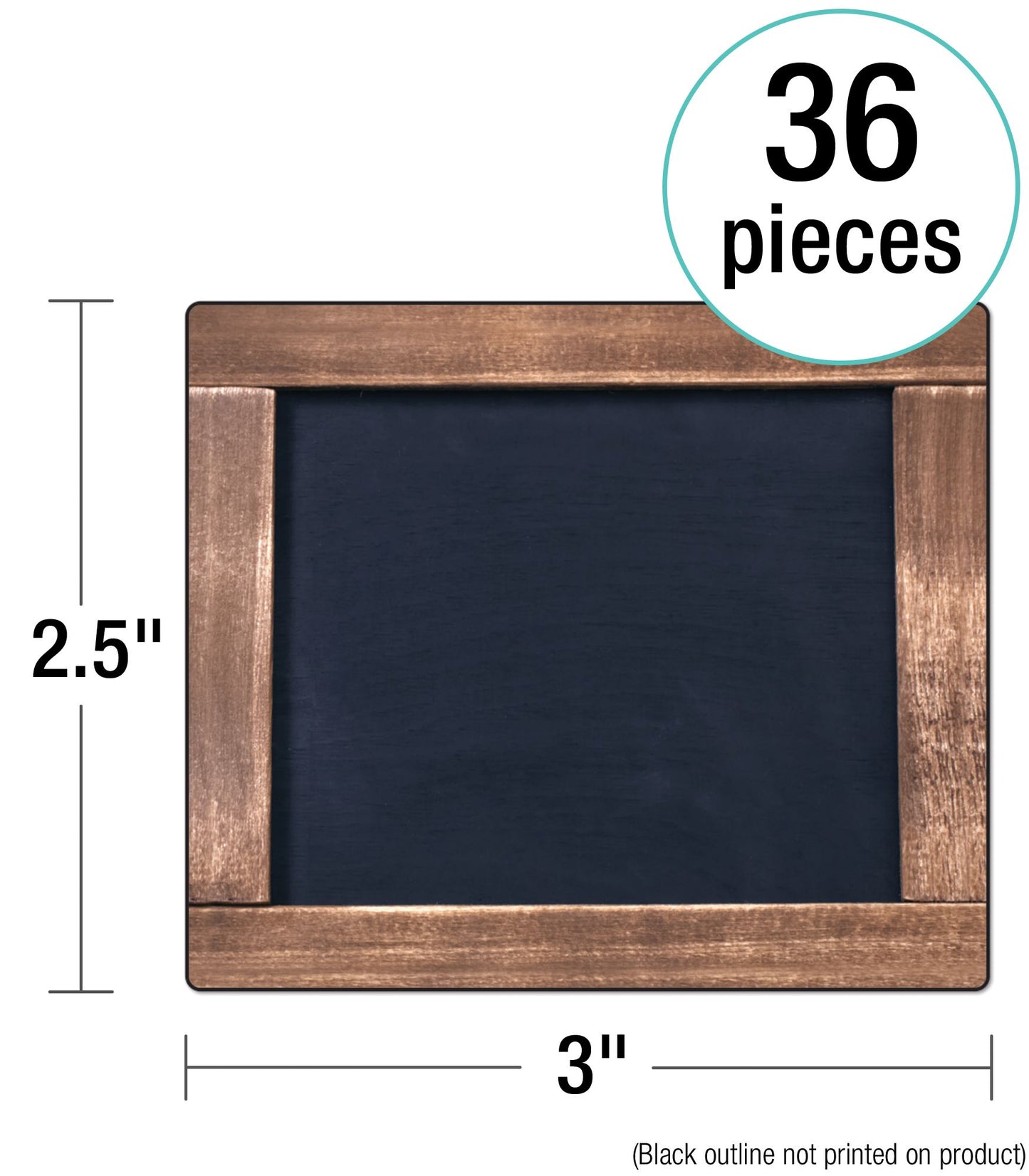 Industrial Chic Chalkboards Mini Cut-Outs