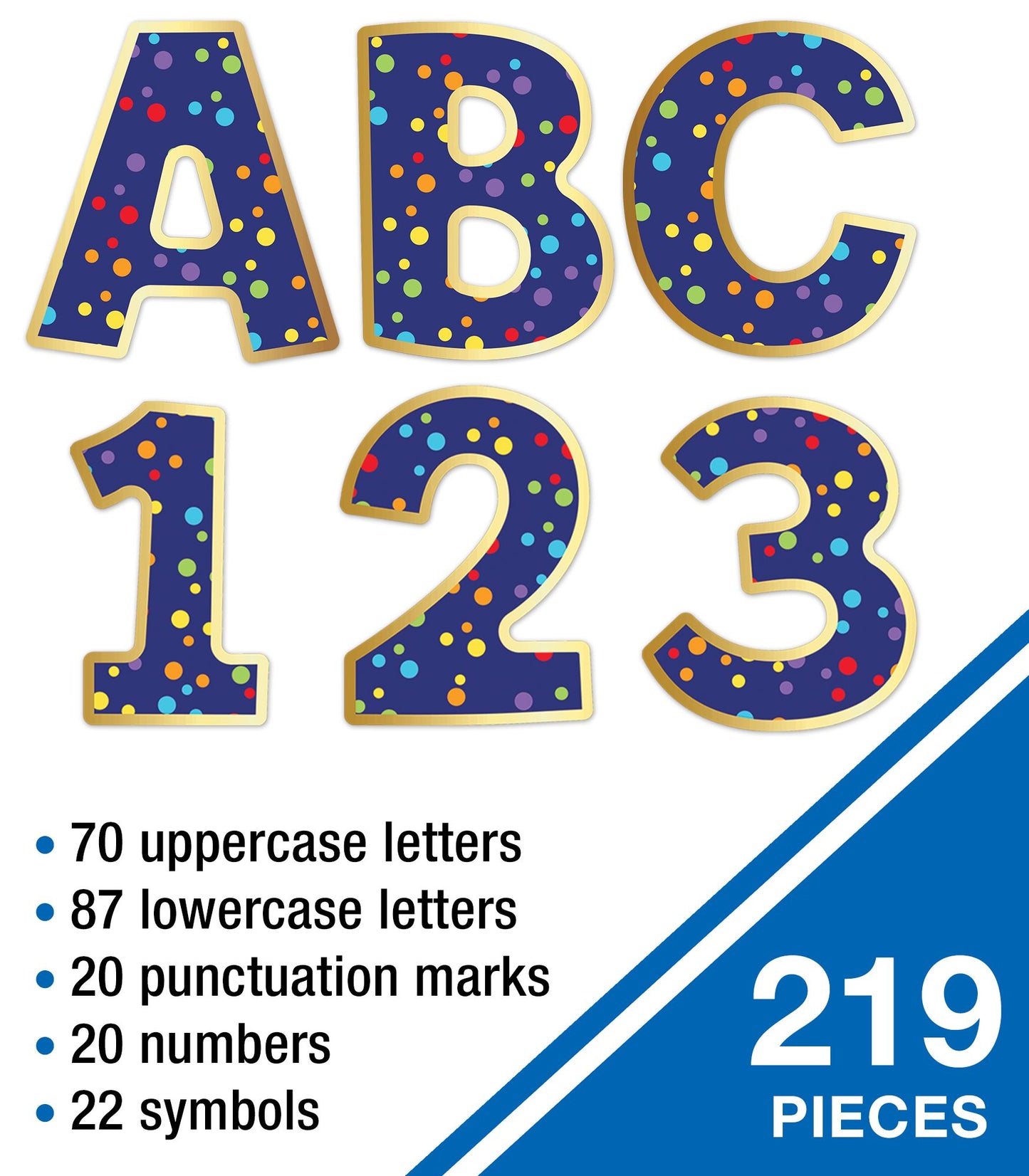 Sparkle and Shine Rainbow Confetti EZ Letters