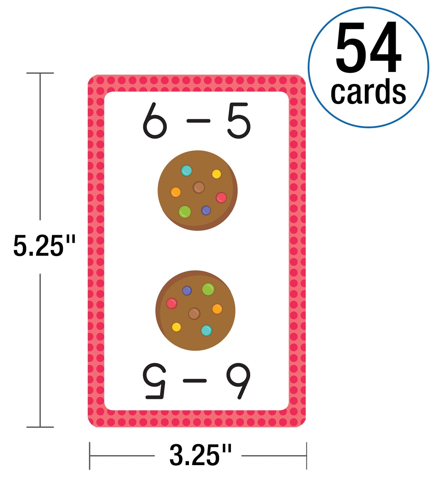 Addition & Subtraction War: 54 Flash Cards