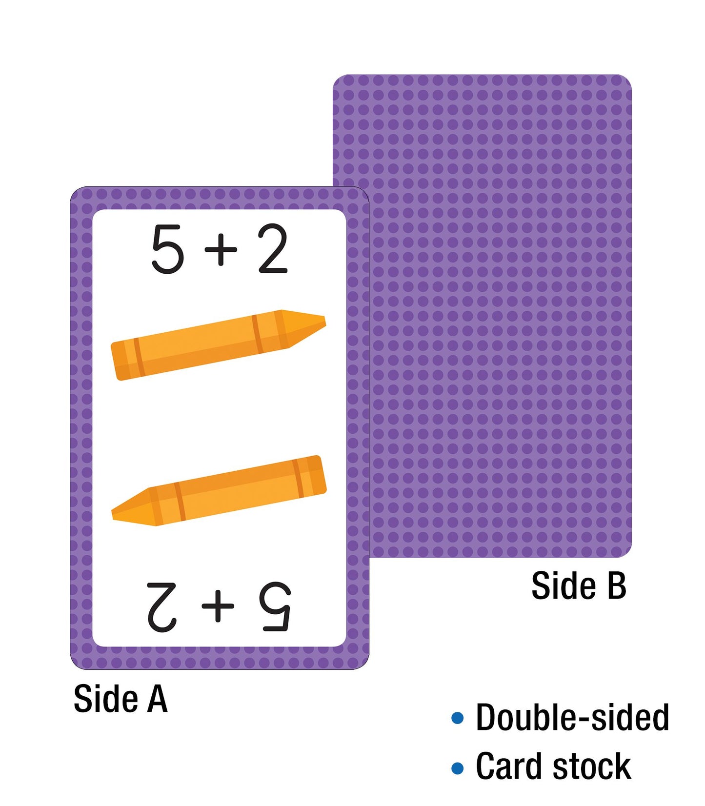 Addition & Subtraction War: 54 Flash Cards
