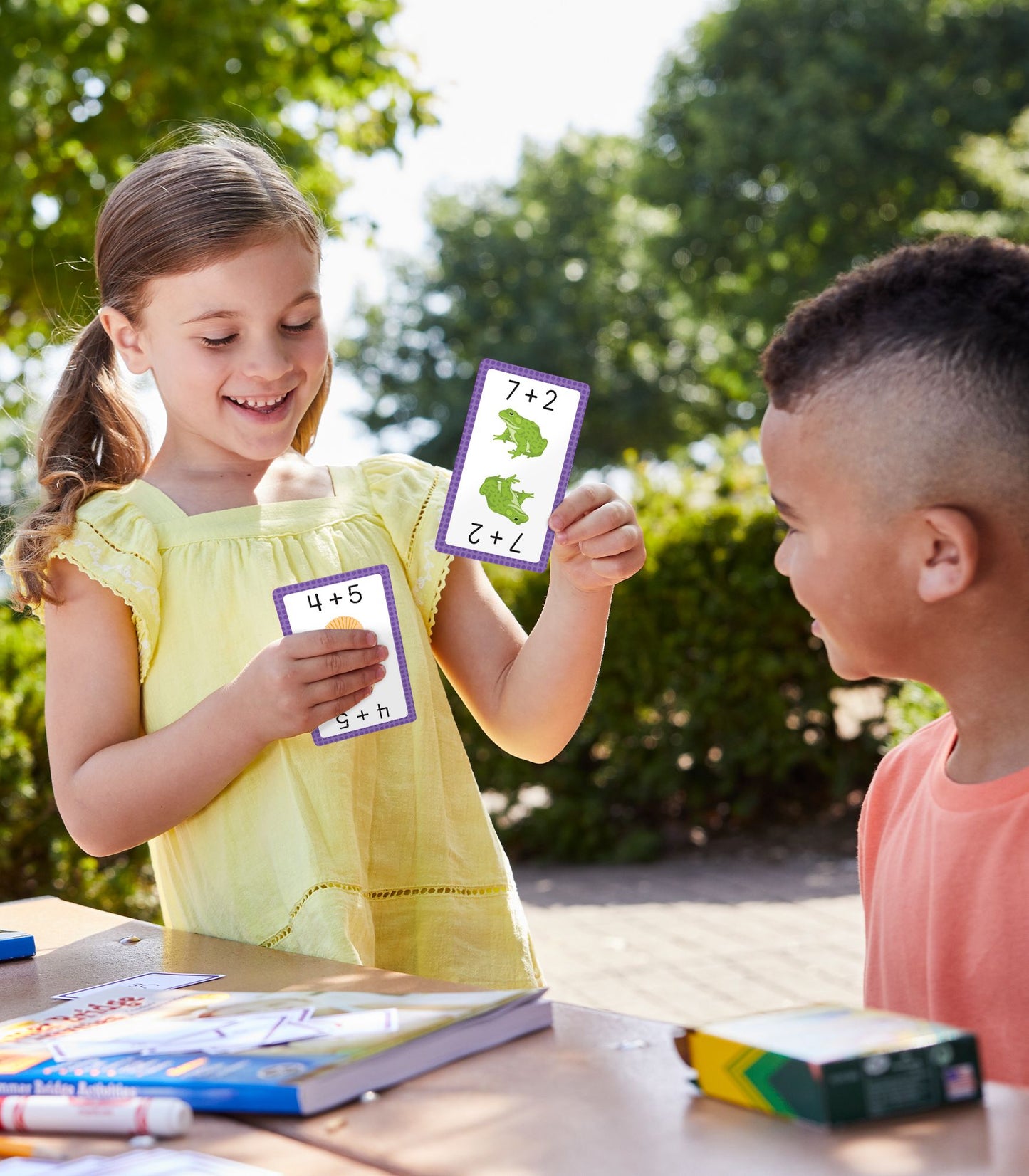 Addition & Subtraction War: 54 Flash Cards