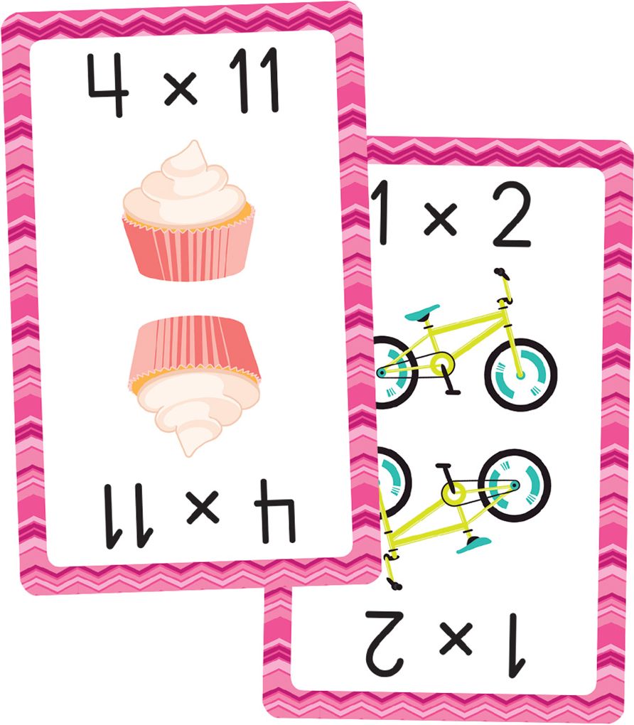 Multiplication War: 54 Flash Cards