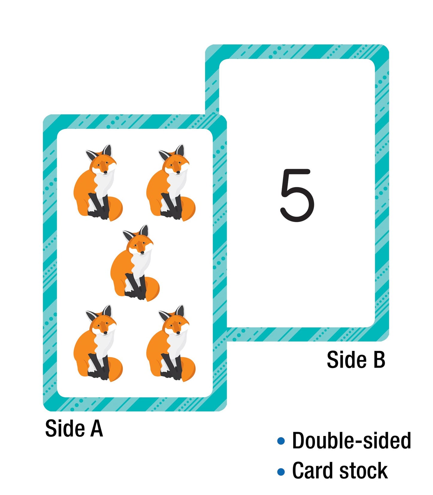 Numbers 0-25: 54 Flash Cards