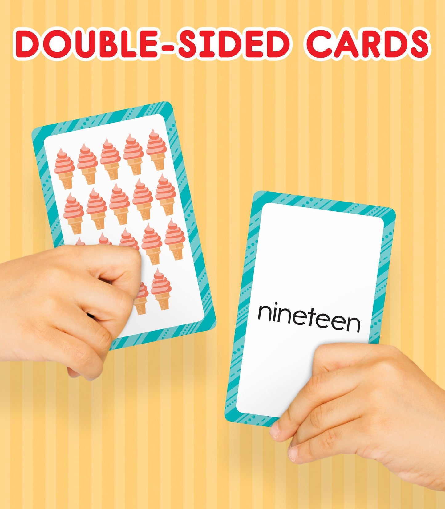 Numbers 0-25: 54 Flash Cards