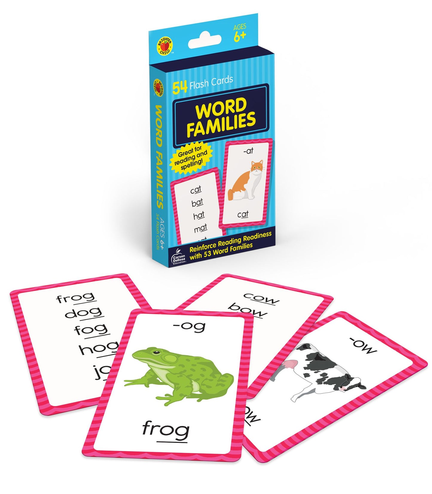 Word Families: 54 Flash Cards