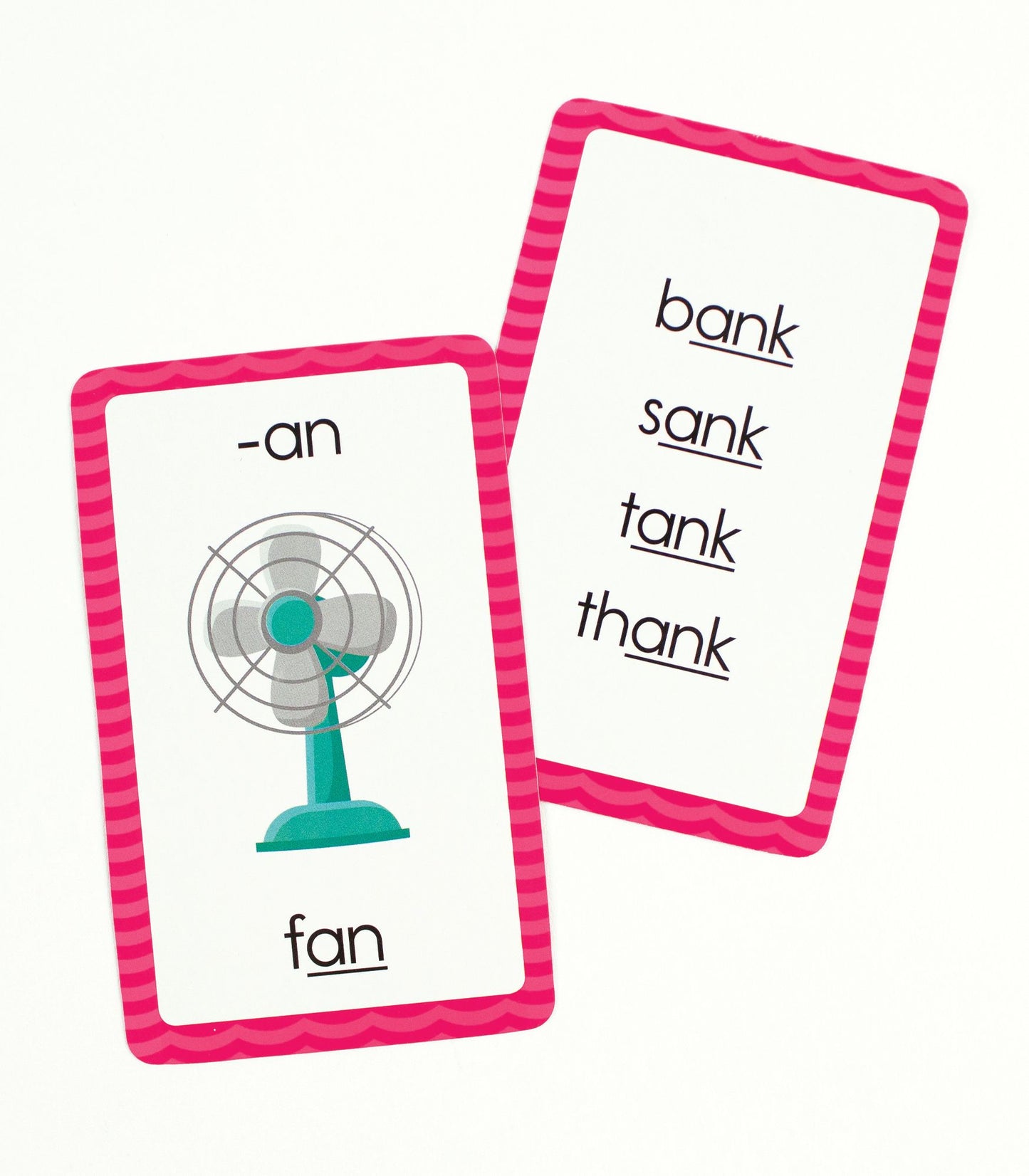 Word Families: 54 Flash Cards
