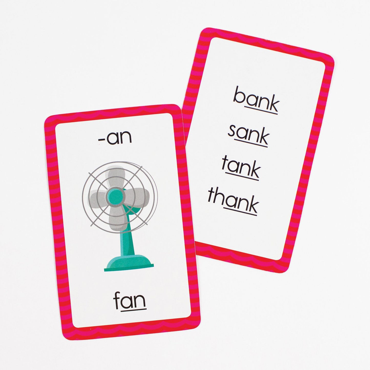 Word Families: 54 Flash Cards