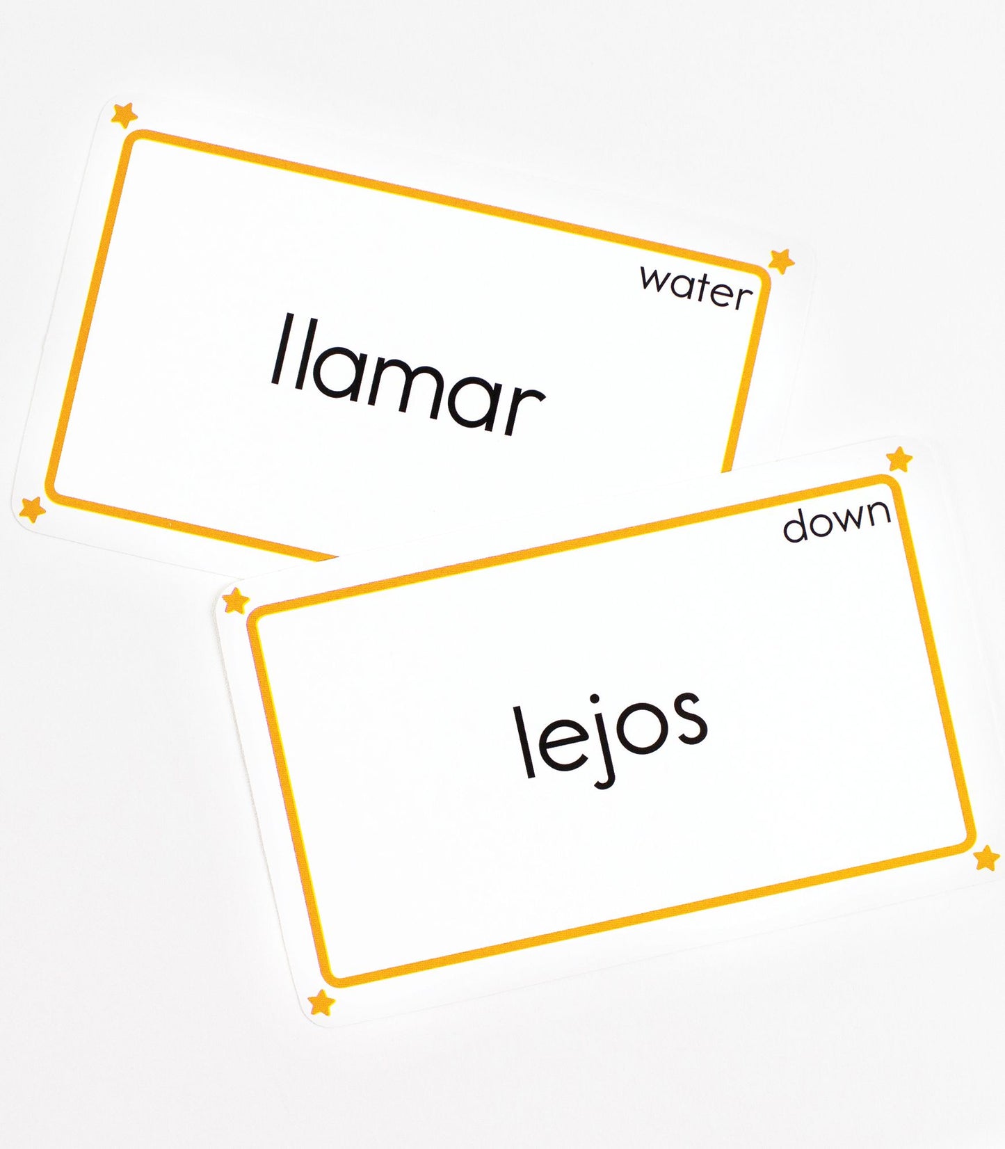 Bilingual Sight Words: 54 Flash Cards