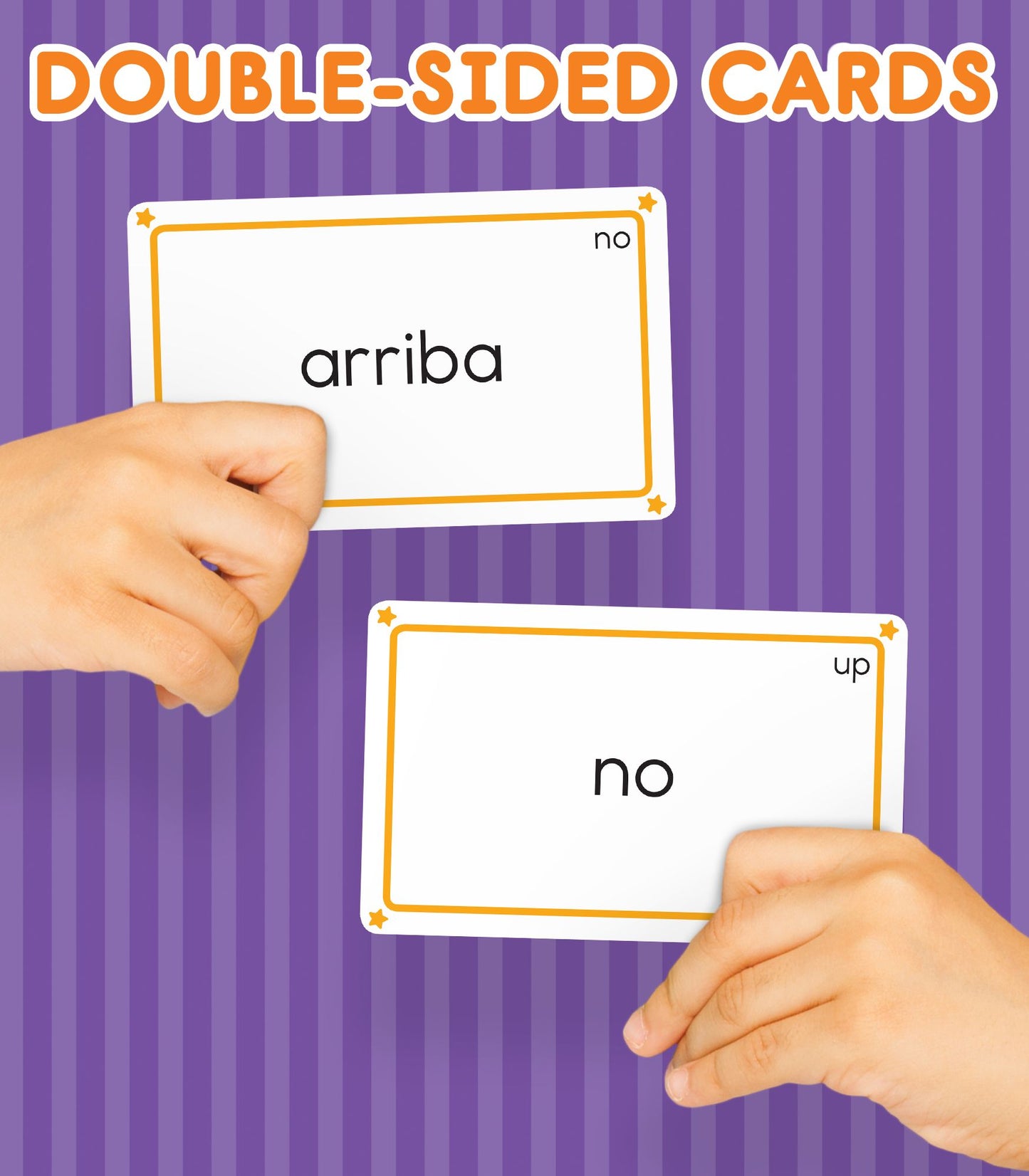 Bilingual Sight Words: 54 Flash Cards