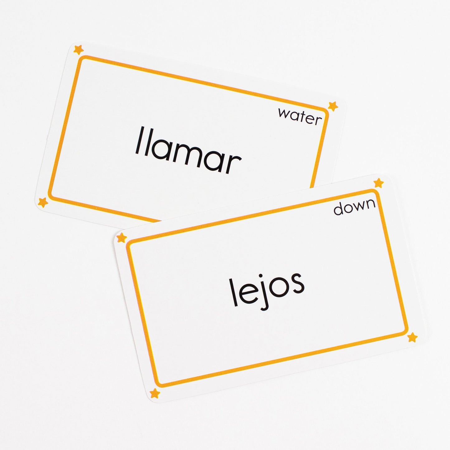 Bilingual Sight Words: 54 Flash Cards