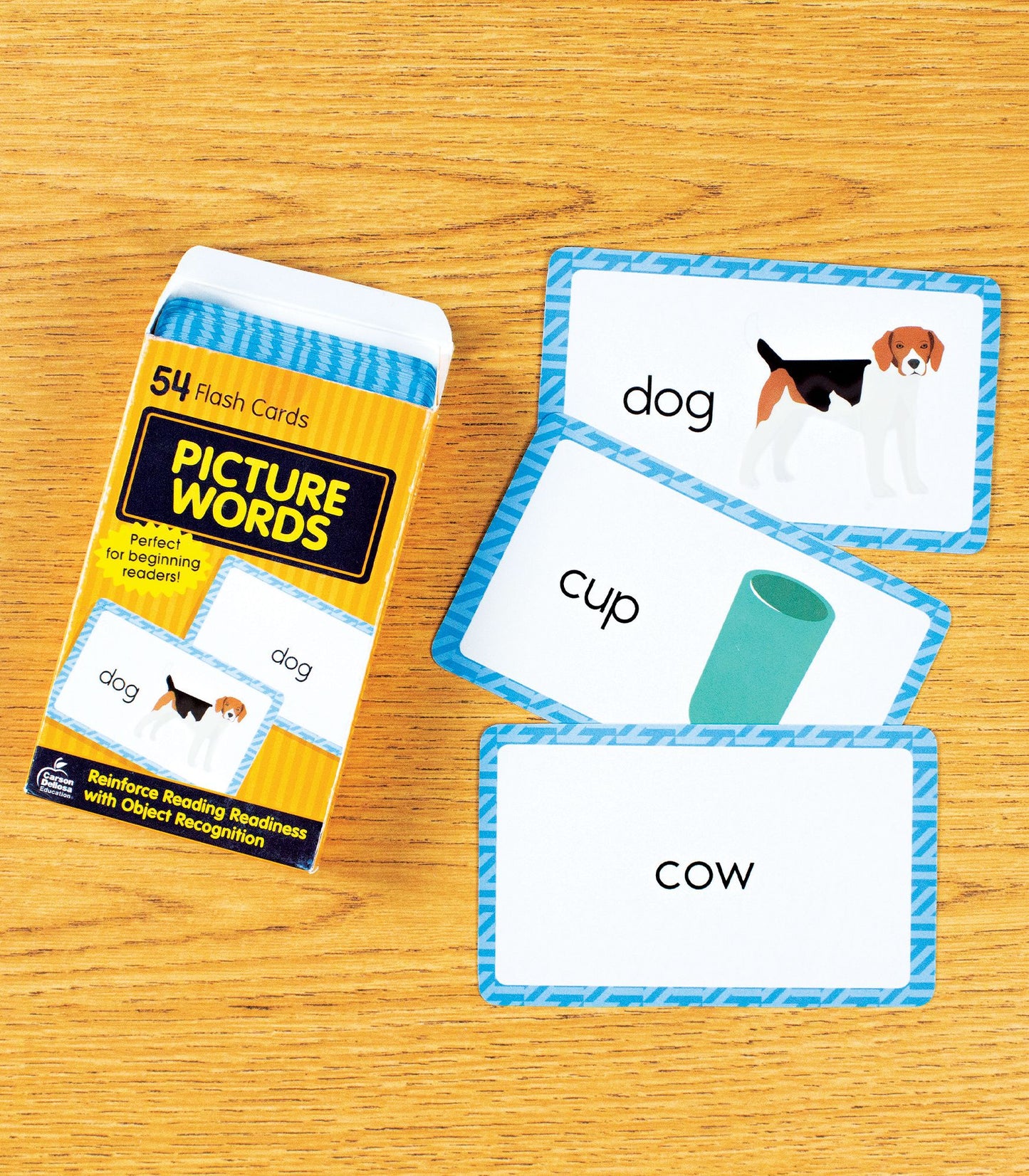 Picture Words: 54 Flash Cards