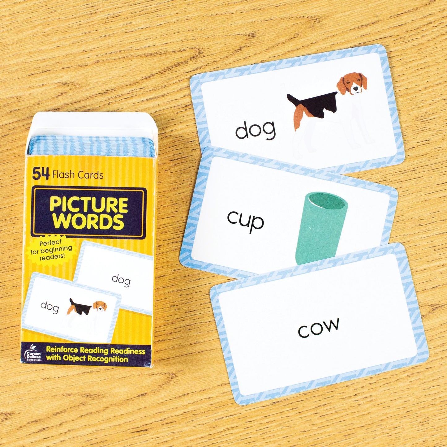 Picture Words: 54 Flash Cards