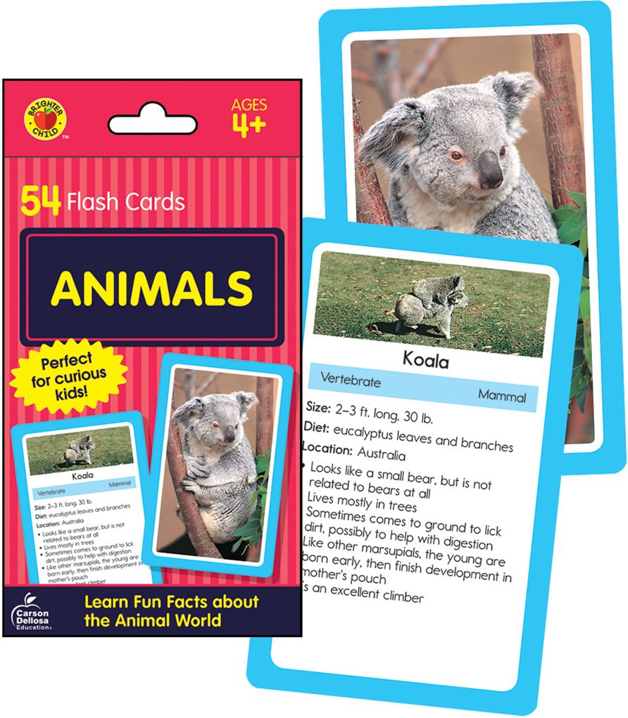 Animals: 54 Flash Cards