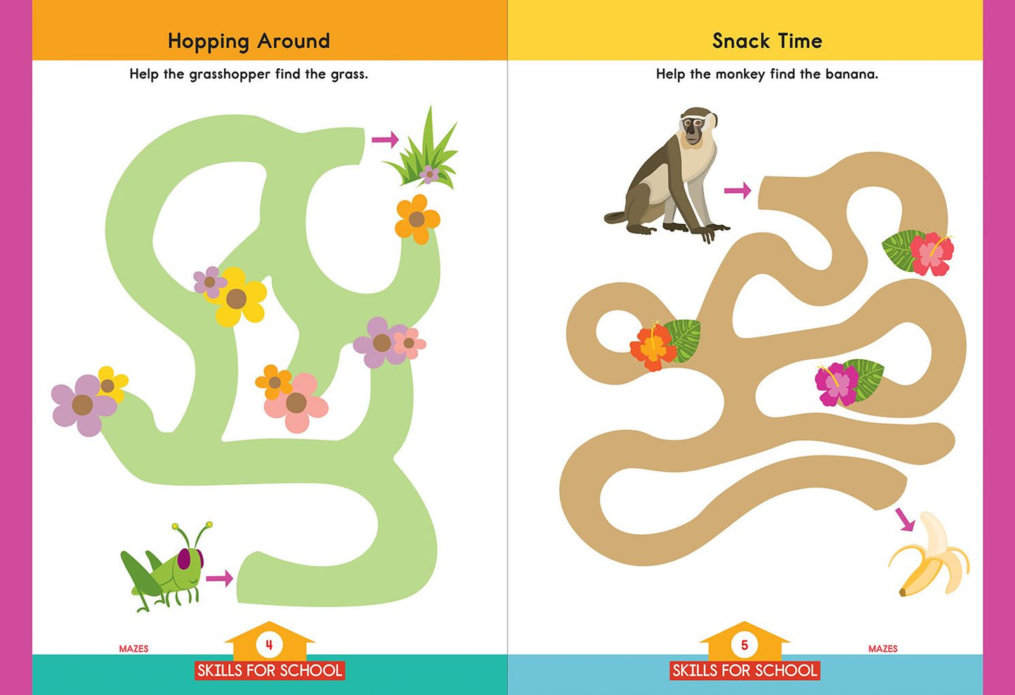 Skills for School Mazes, Grades Pk - 1