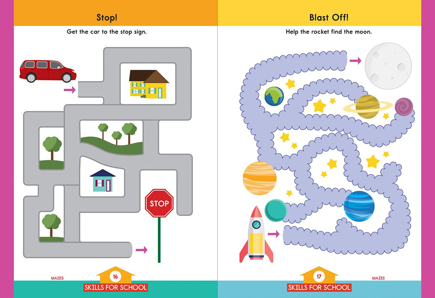 Skills for School Mazes, Grades Pk - 1
