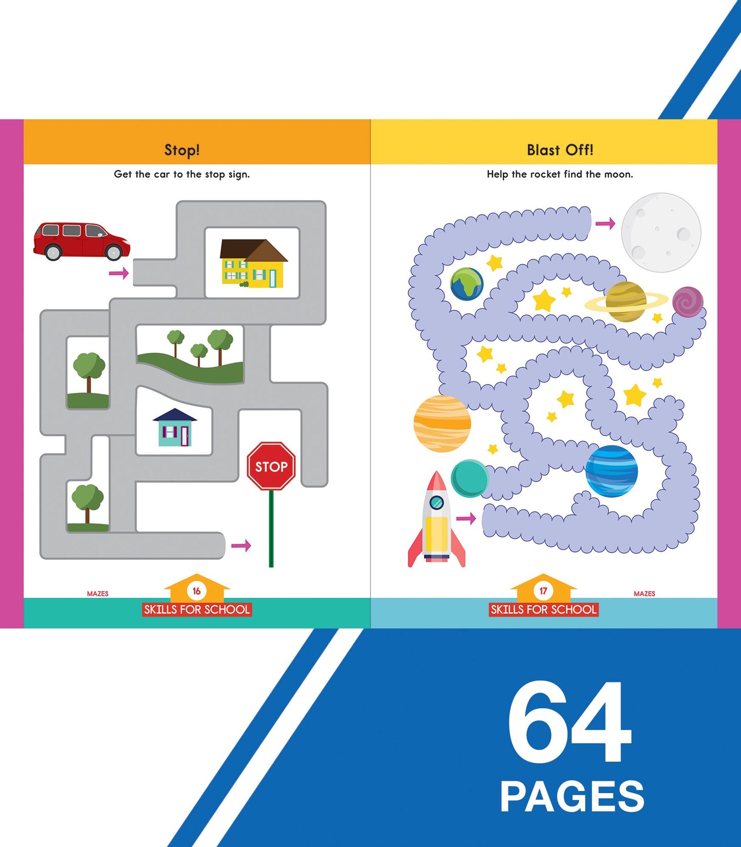 Skills for School Mazes, Grades Pk - 1