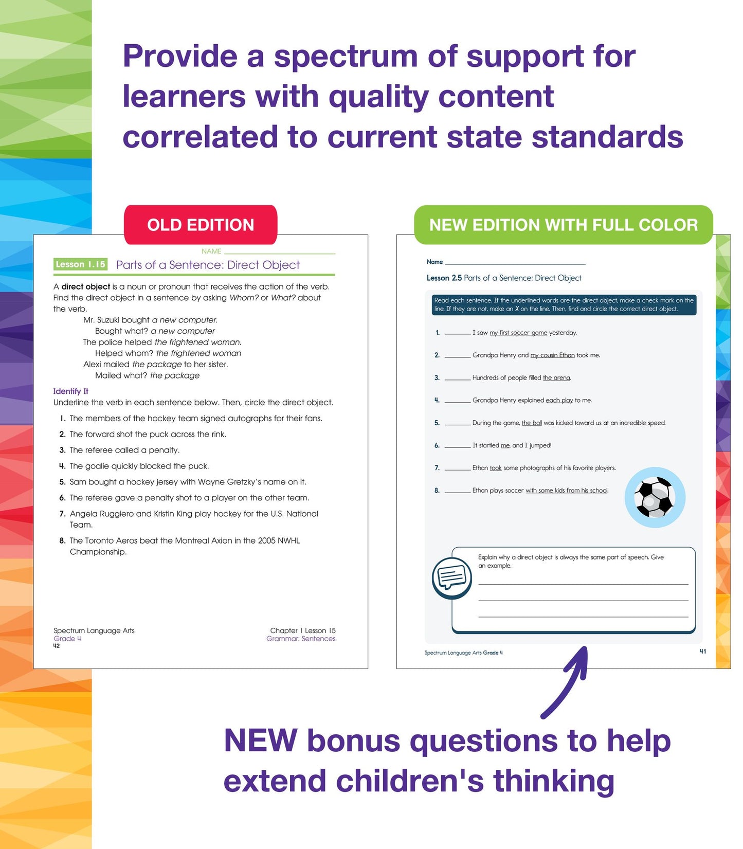 Spectrum Language Arts Workbook Grade 4