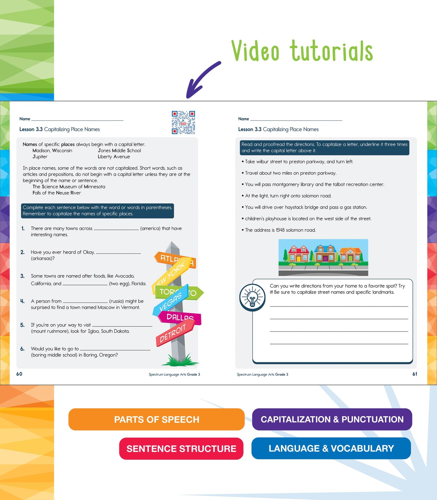 Spectrum Language Arts Workbook Grade 4