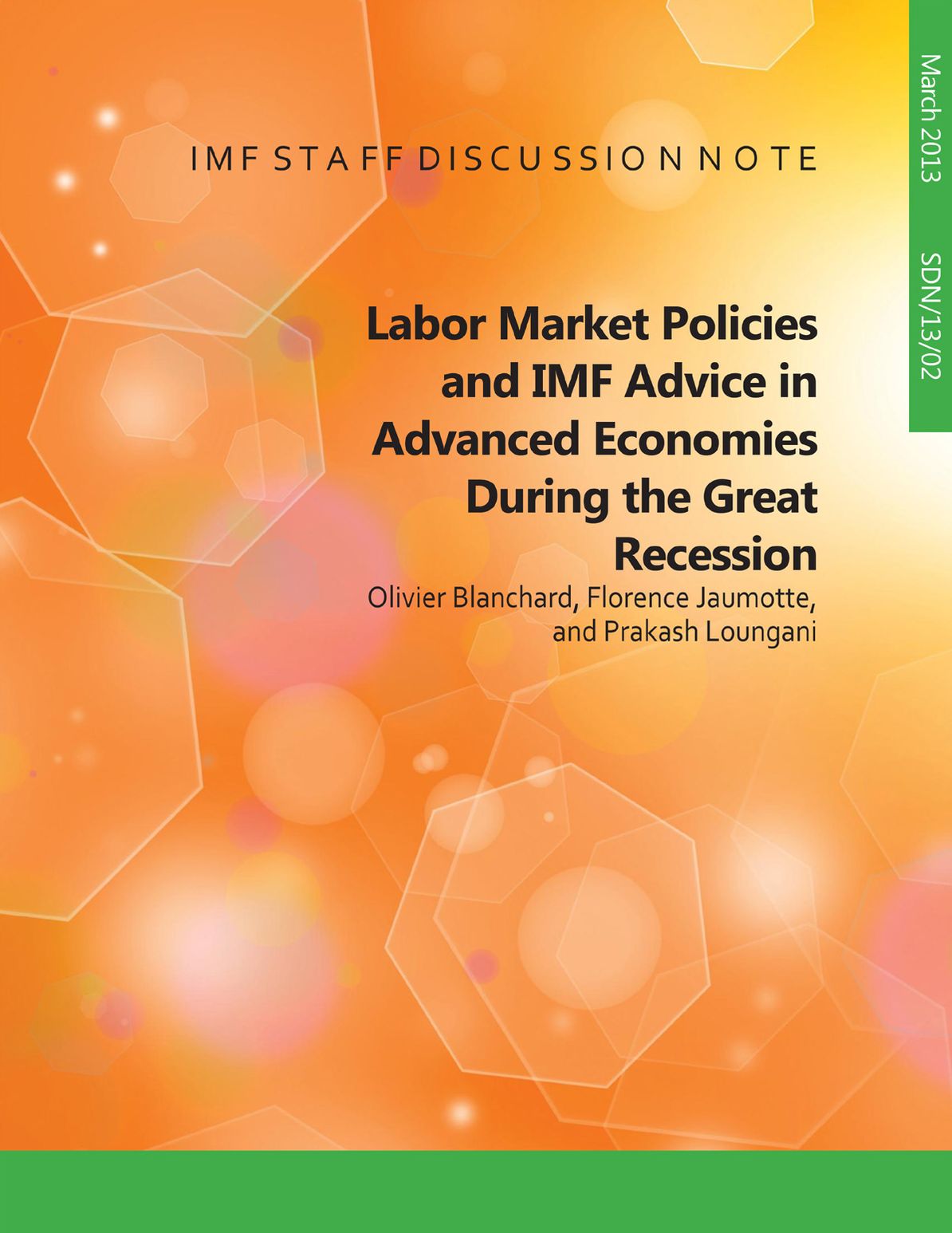 Labor Market Policies and IMF Advice in Advanced Economies during the Great Recession