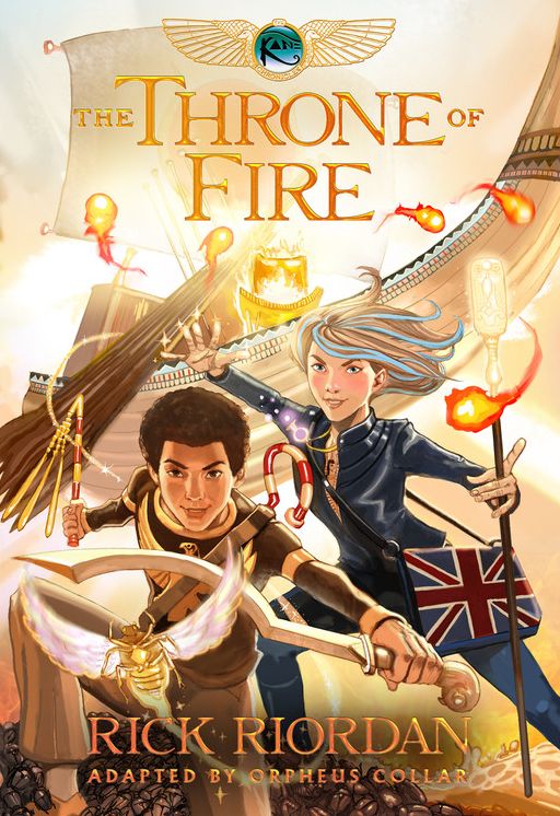 The Kane Chronicles, Book Two the Throne of Fire: The Graphic Novel