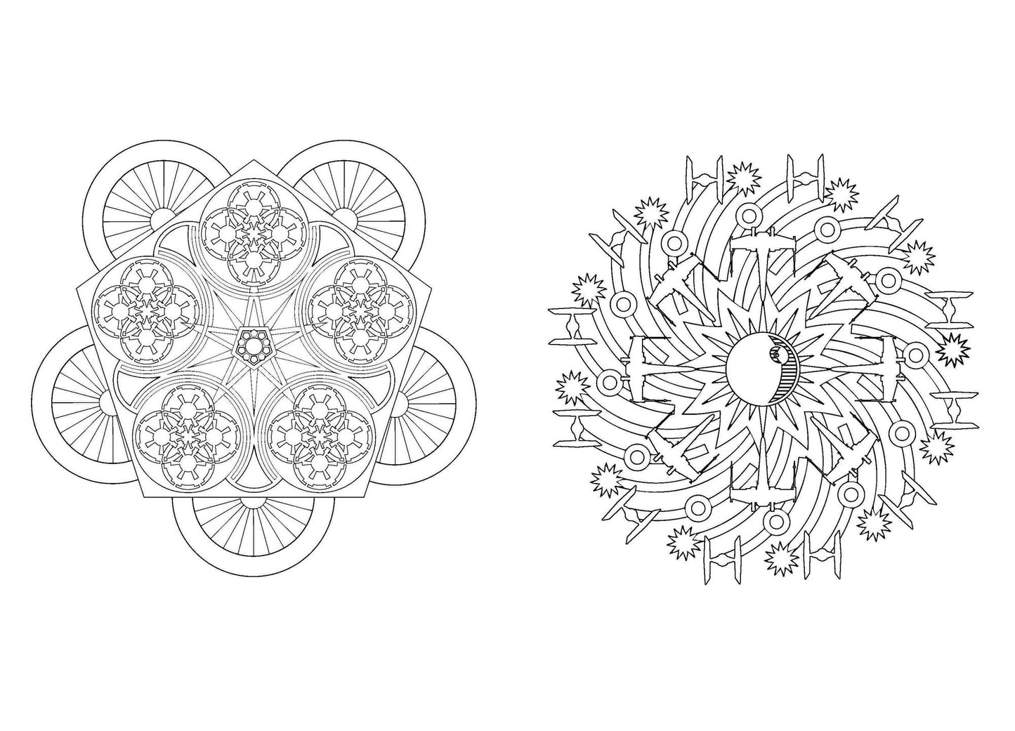 Art of Coloring Star Wars: 100 Images to Inspire Creativity and Relaxation