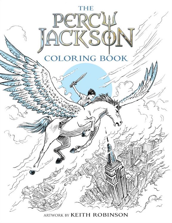 Percy Jackson and the Olympians the Percy Jackson Coloring Book