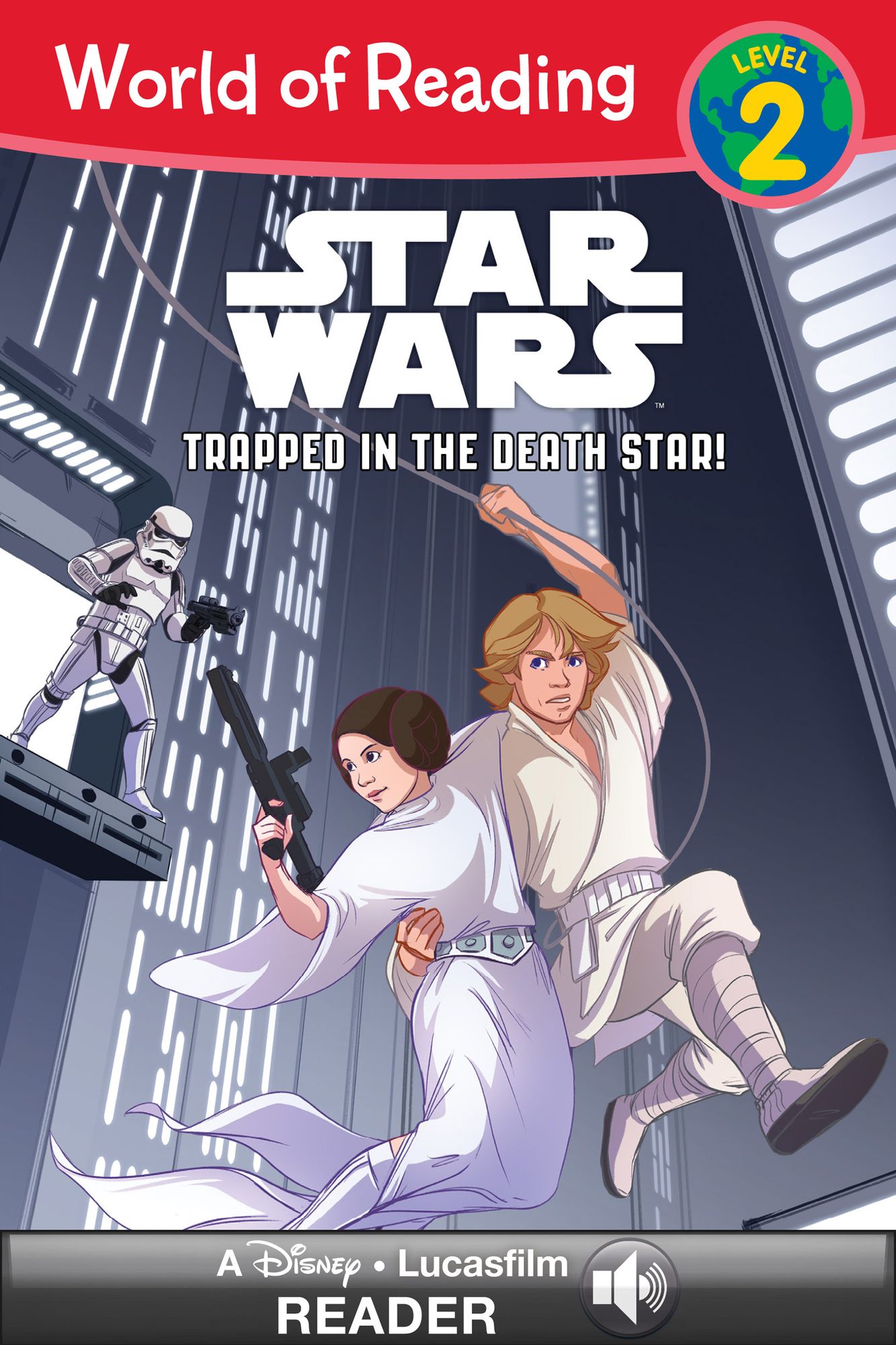 World of Reading Star Wars: Trapped in the Death Star!: A Star Wars Read Along (Level 1)