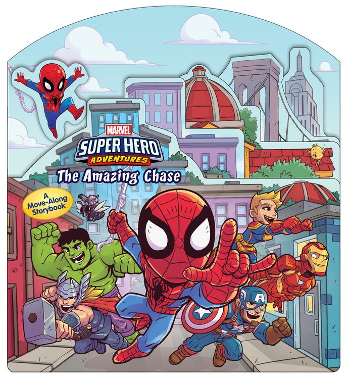 Marvel Super Hero Adventures The Amazing Chase: A Move-Along Storybook