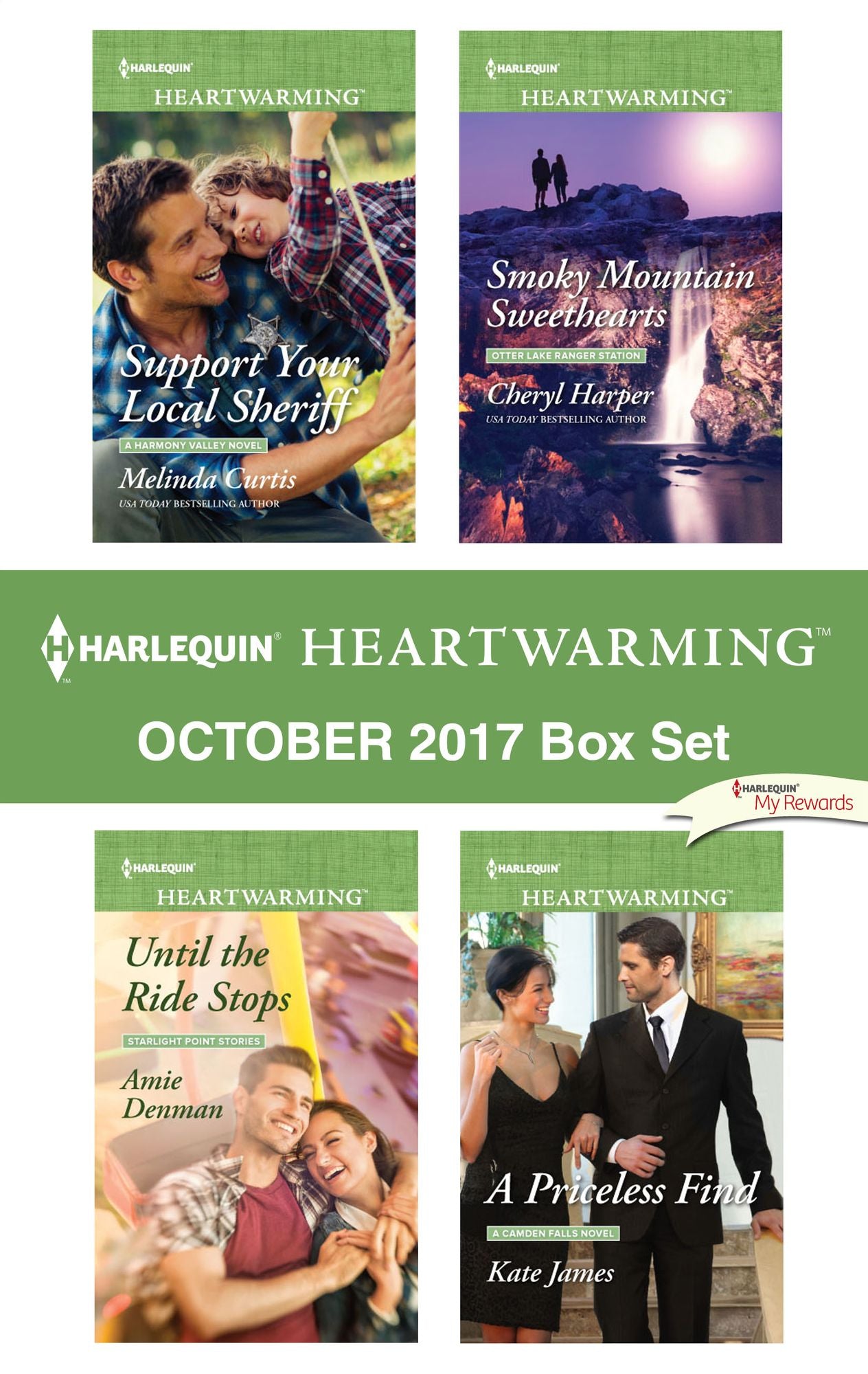 Harlequin Heartwarming October 2017 Box Set: Support Your Local SheriffUntil the Ride StopsSmoky Mountain SweetheartsA Priceless Find