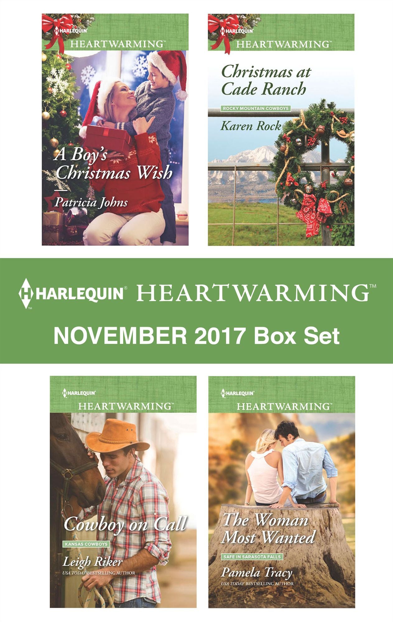 Harlequin Heartwarming November 2017 Box Set: A Boy's Christmas WishCowboy on CallChristmas at Cade RanchThe Woman Most Wanted