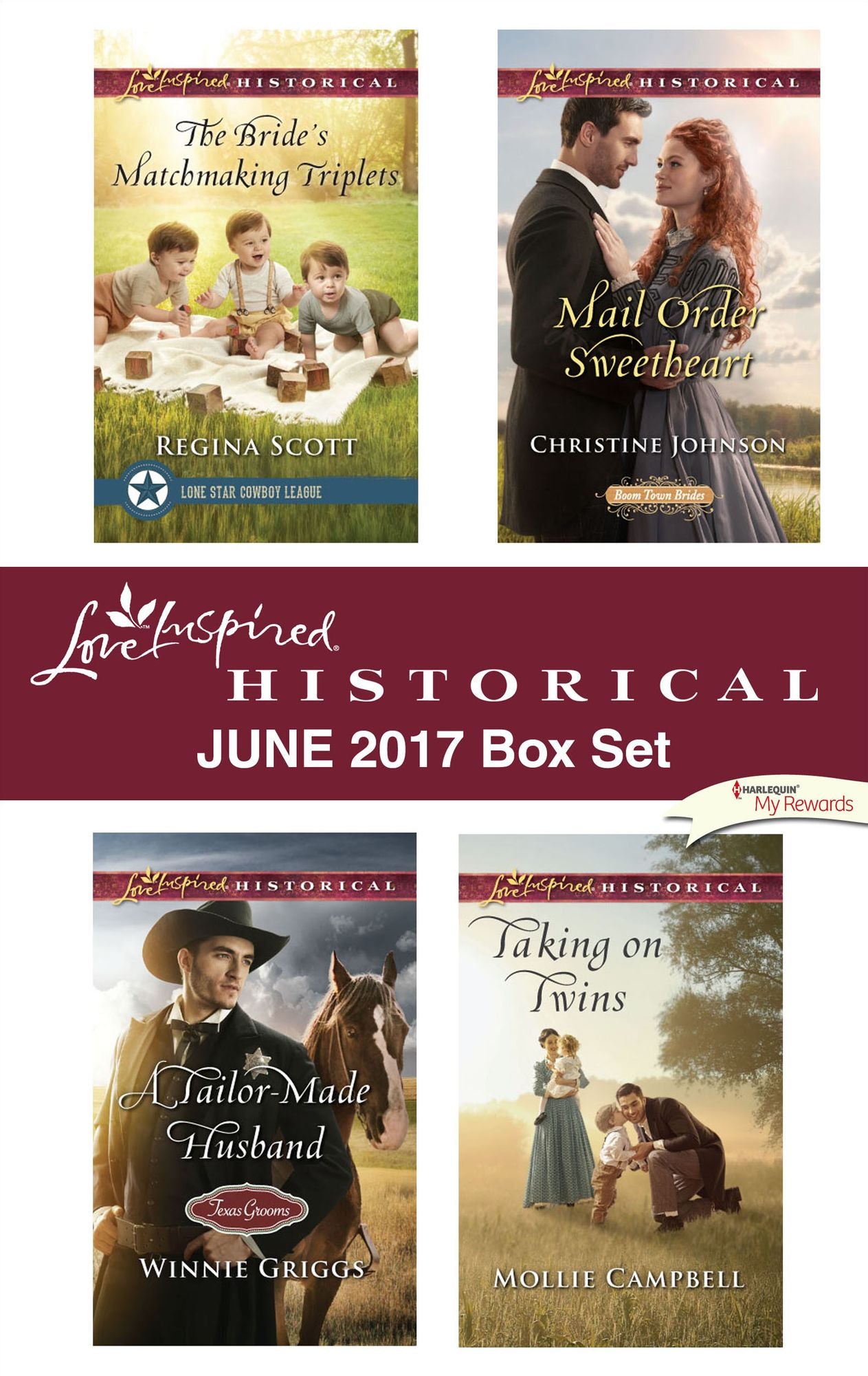 Love Inspired Historical June 2017 Box Set: The Bride's Matchmaking TripletsA Tailor-Made HusbandMail Order SweetheartTaking on Twins