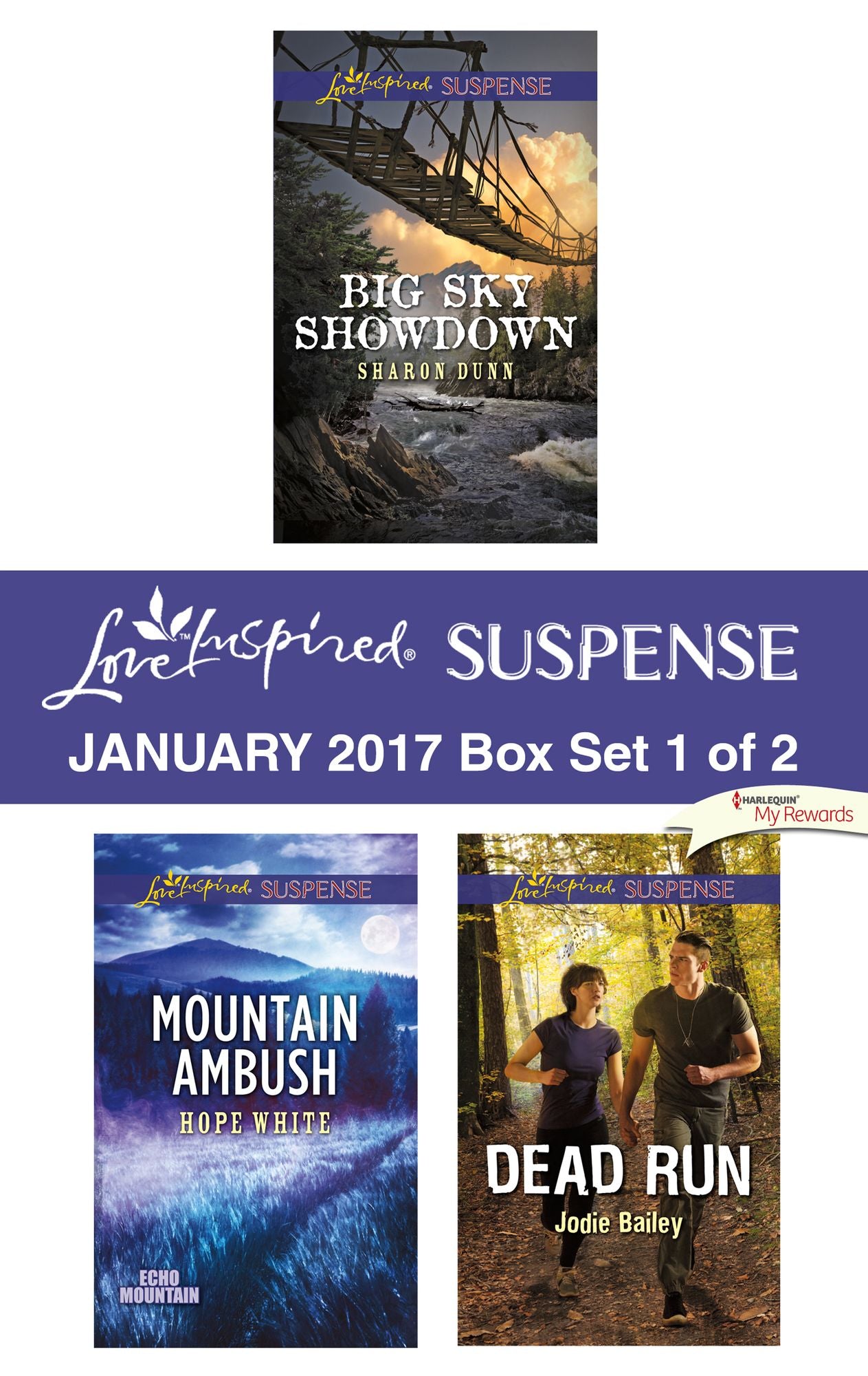 Harlequin Love Inspired Suspense January 2017 - Box Set 1 of 2: Big Sky ShowdownMountain AmbushDead Run