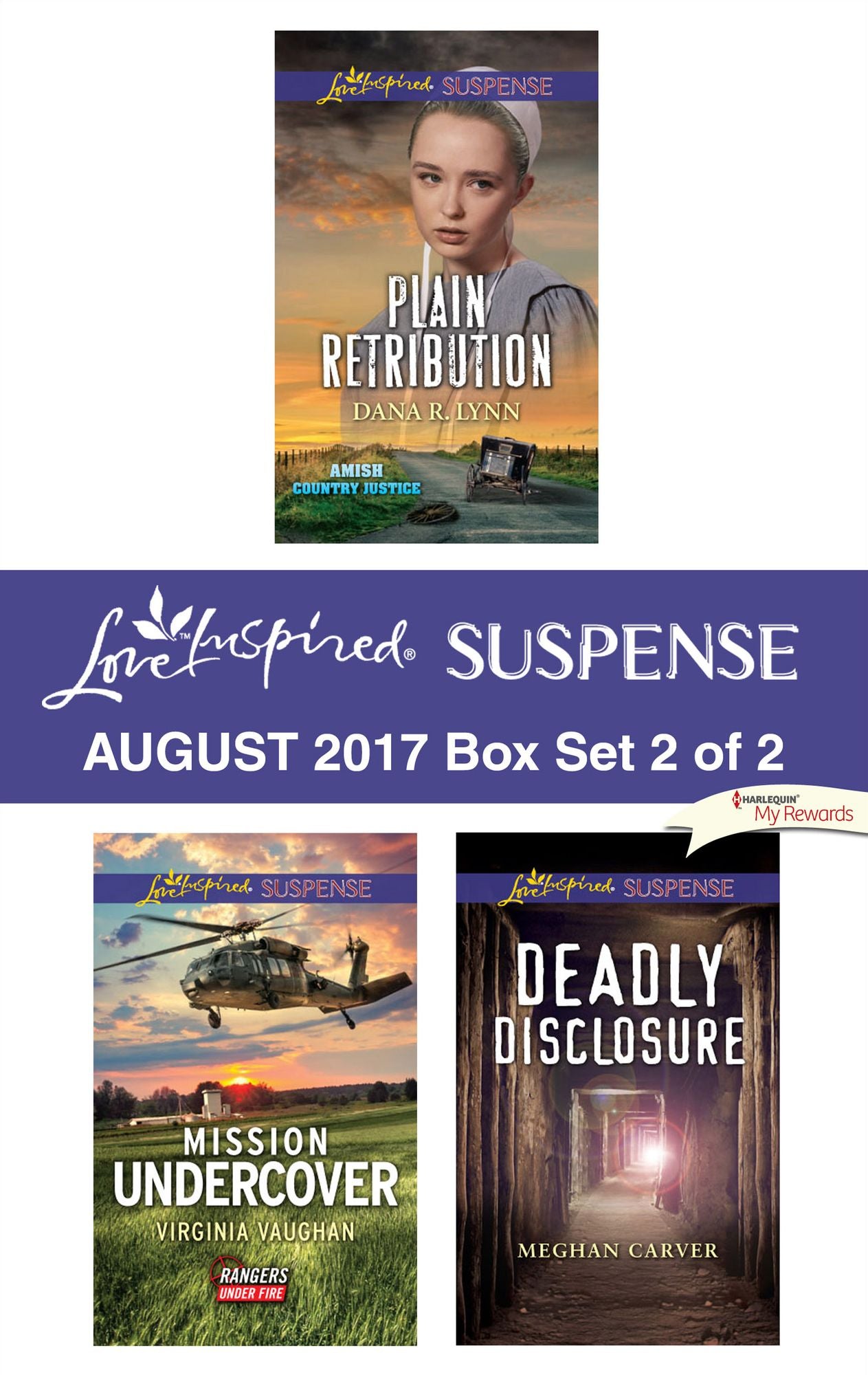 Harlequin Love Inspired Suspense August 2017 - Box Set 2 of 2: Plain RetributionMission UndercoverDeadly Disclosure