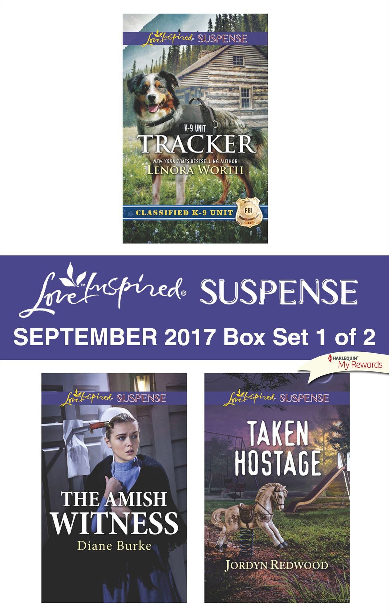 Harlequin Love Inspired Suspense September 2017 - Box Set 1 of 2: TrackerThe Amish WitnessTaken Hostage