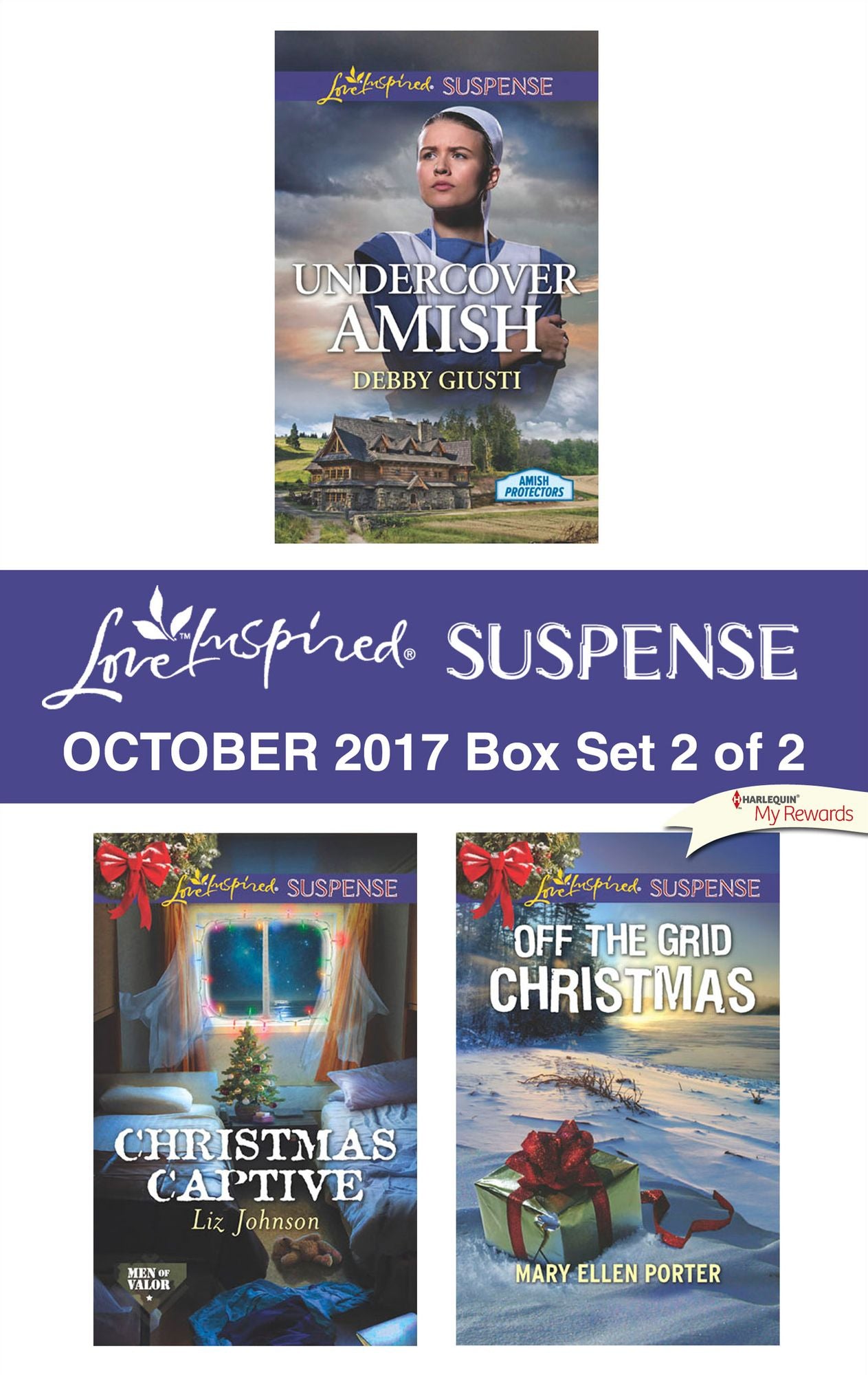 Harlequin Love Inspired Suspense October 2017 - Box Set 2 of 2: Undercover AmishChristmas CaptiveOff the Grid Christmas