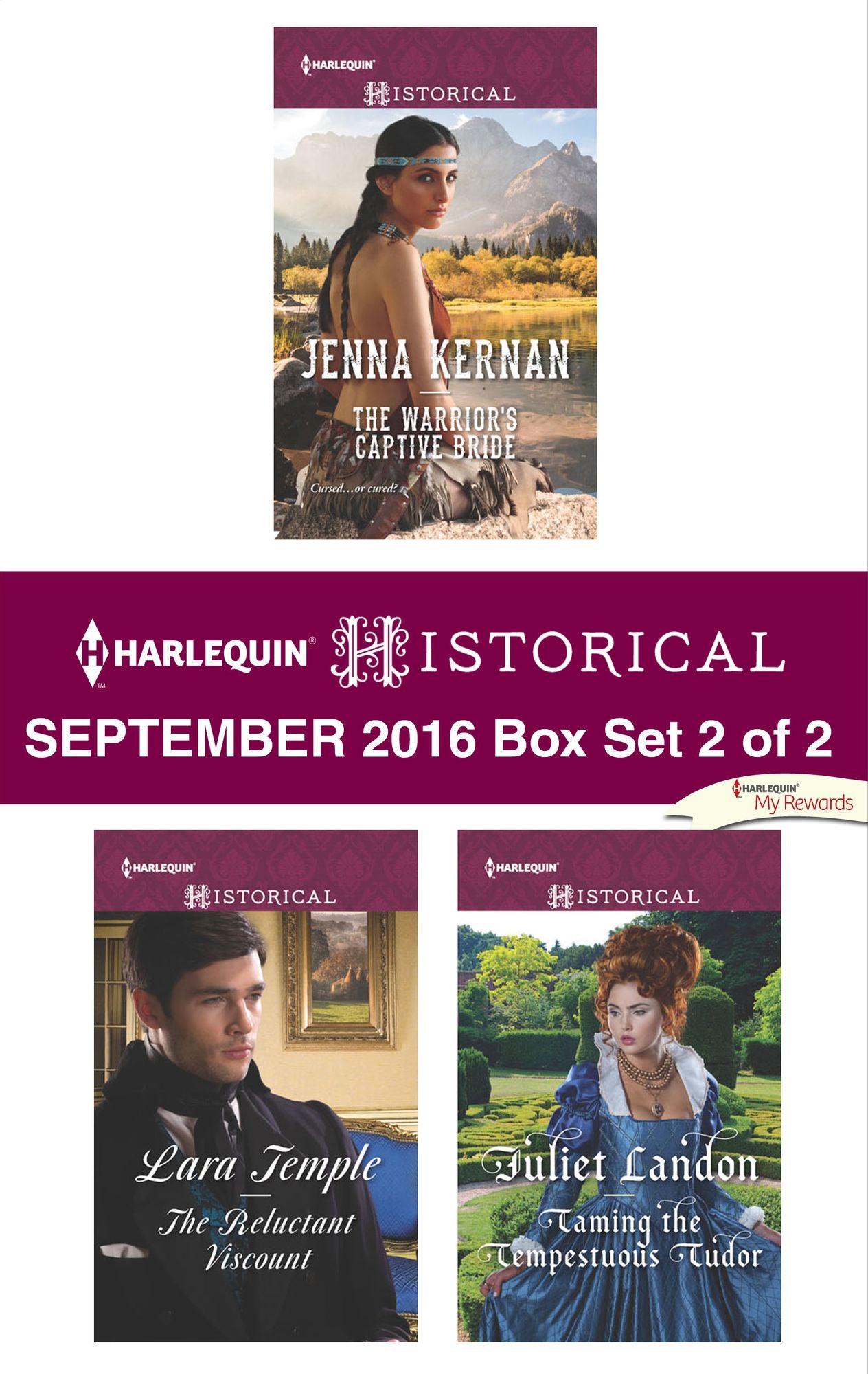 Harlequin Historical September 2016 - Box Set 2 of 2: The Warrior's Captive BrideThe Reluctant ViscountTaming the Tempestuous Tudor