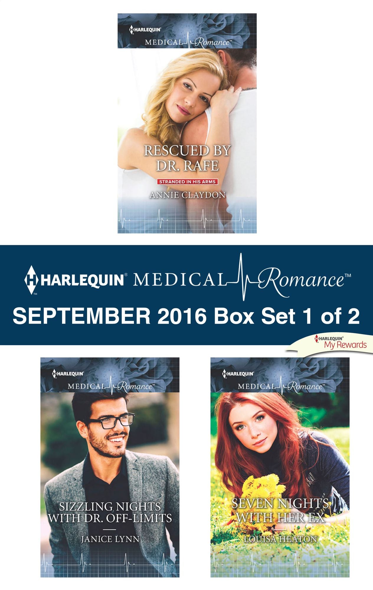 Harlequin Medical Romance September 2016 - Box Set 1 of 2: Rescued by Dr. RafeSizzling Nights with Dr. Off-LimitsSeven Nights with Her Ex