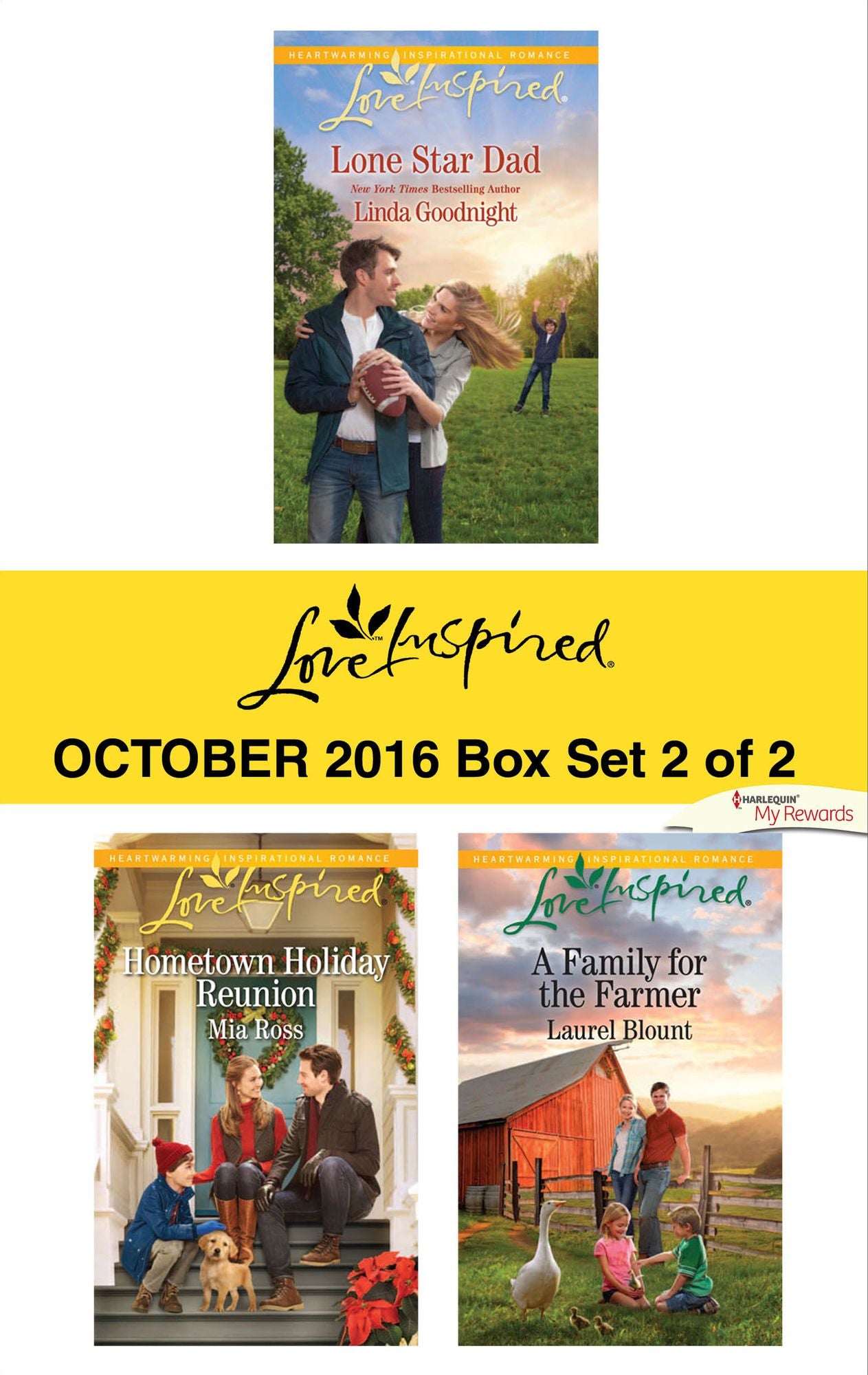 Harlequin Love Inspired October 2016 - Box Set 2 of 2: Lone Star DadHometown Holiday ReunionA Family for the Farmer