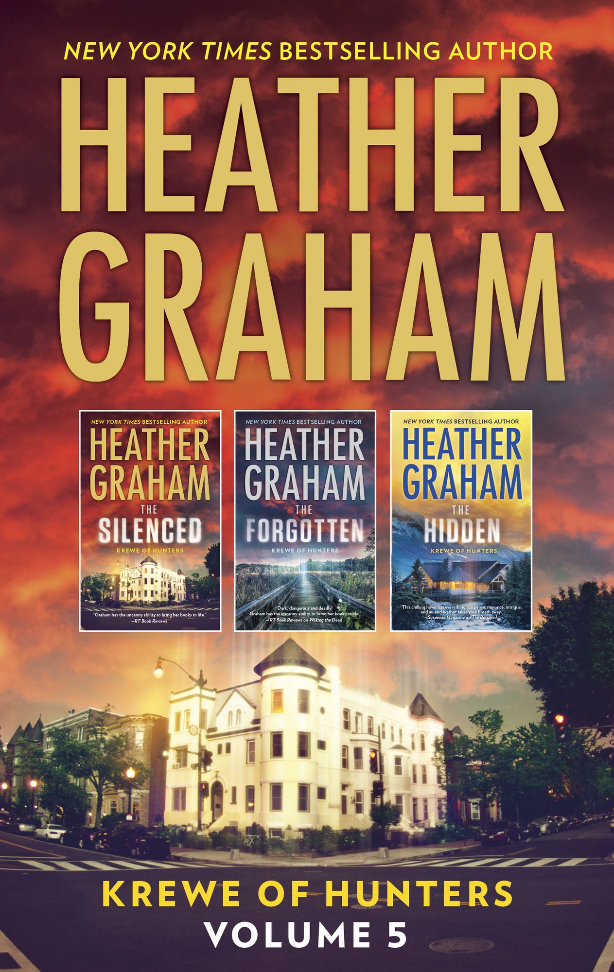 Heather Graham Krewe of Hunters Series Volume 5: The SilencedThe ForgottenThe Hidden