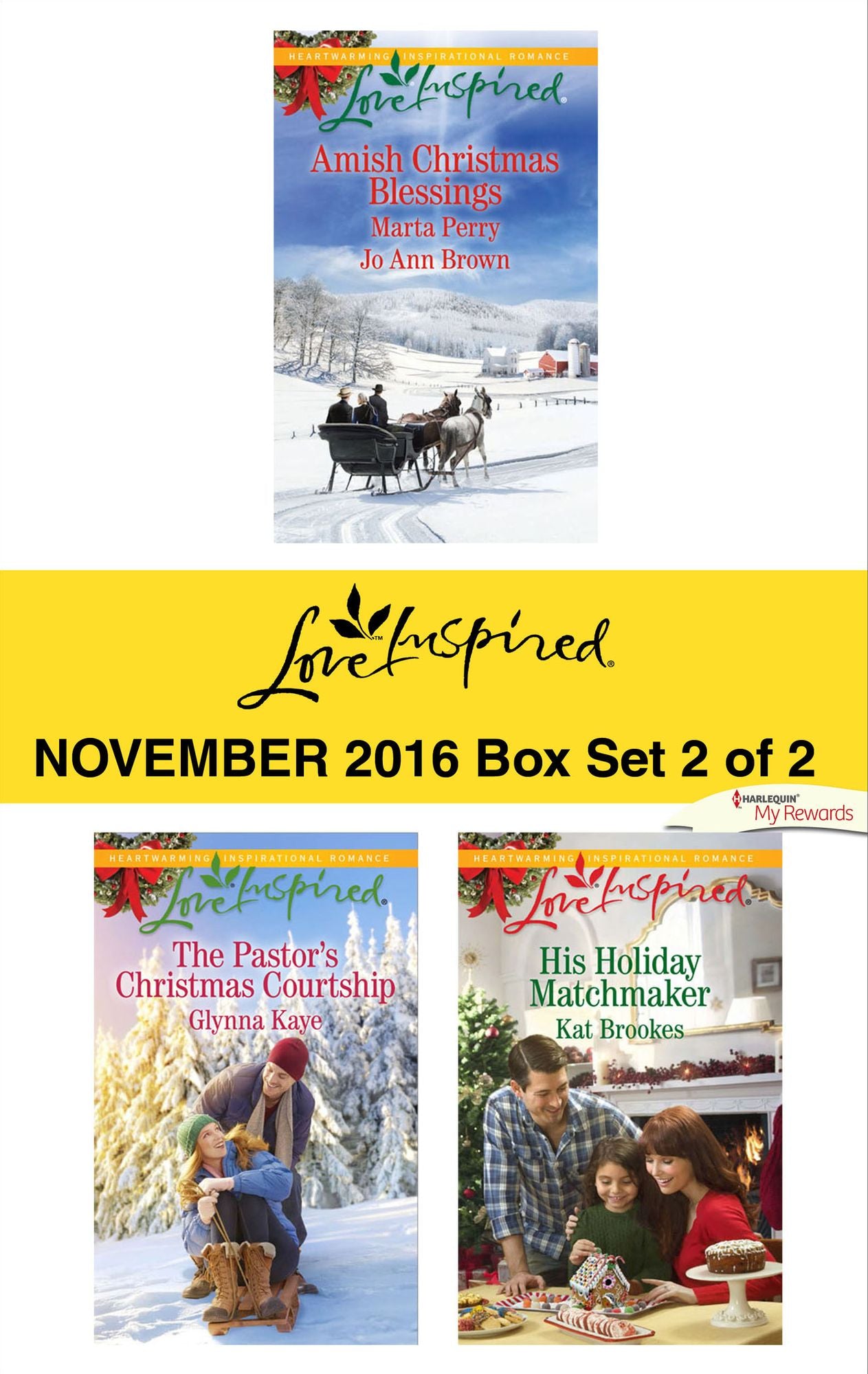 Harlequin Love Inspired November 2016 - Box Set 2 of 2: The Midwife's Christmas SurpriseA Christmas to RememberThe Pastor's Christmas CourtshipHis Holiday Matchmaker