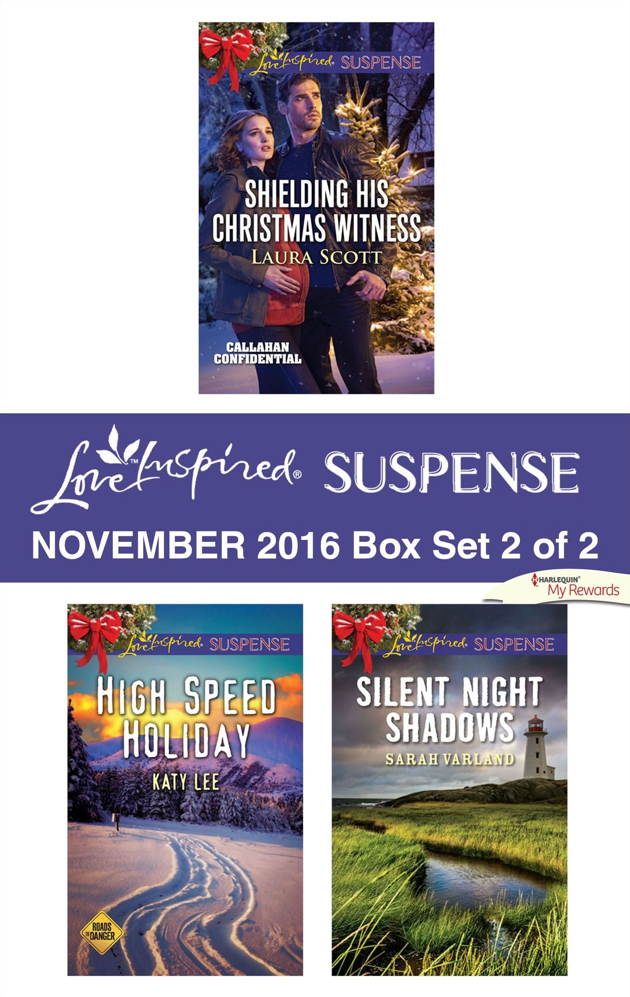 Harlequin Love Inspired Suspense November 2016 - Box Set 2 of 2: Shielding His Christmas WitnessHigh Speed HolidaySilent Night Shadows